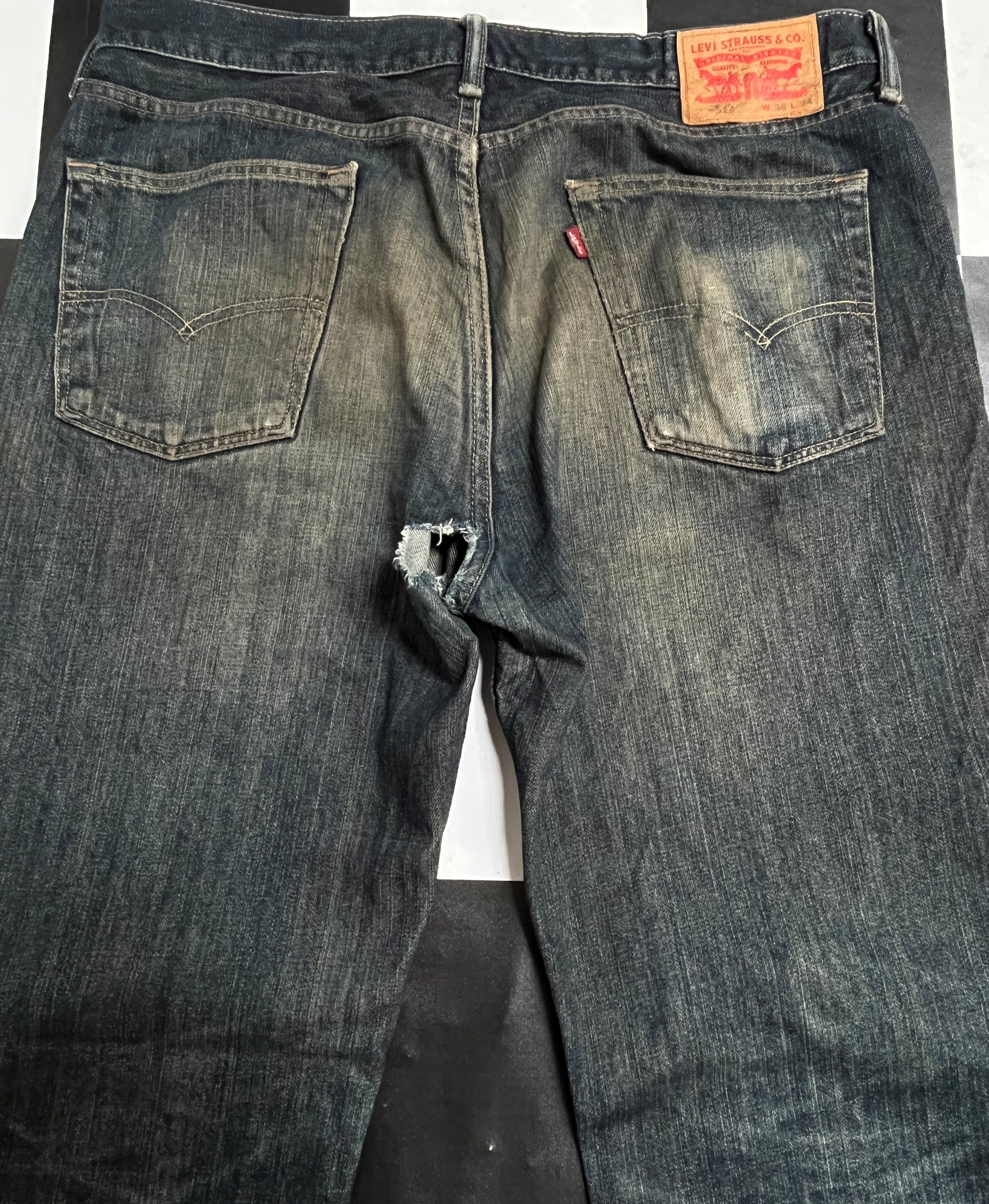 Levi's Levis 514 Jeans 36x34 - L173 Size US 36 / EU 52 - 8 Thumbnail