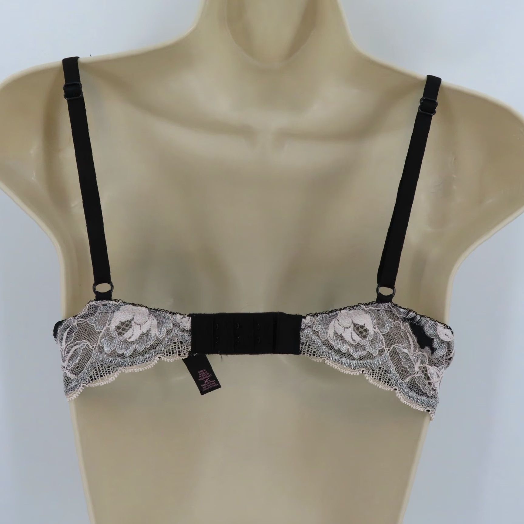 Victoria's Secret **Victoria's Secret 34C Dream Angels Push Up Bra Black Underwire** User: Victoria's Secret 34C Dream Angels Push Up Bra Black Underwire Size ONE SIZE - 5 Thumbnail