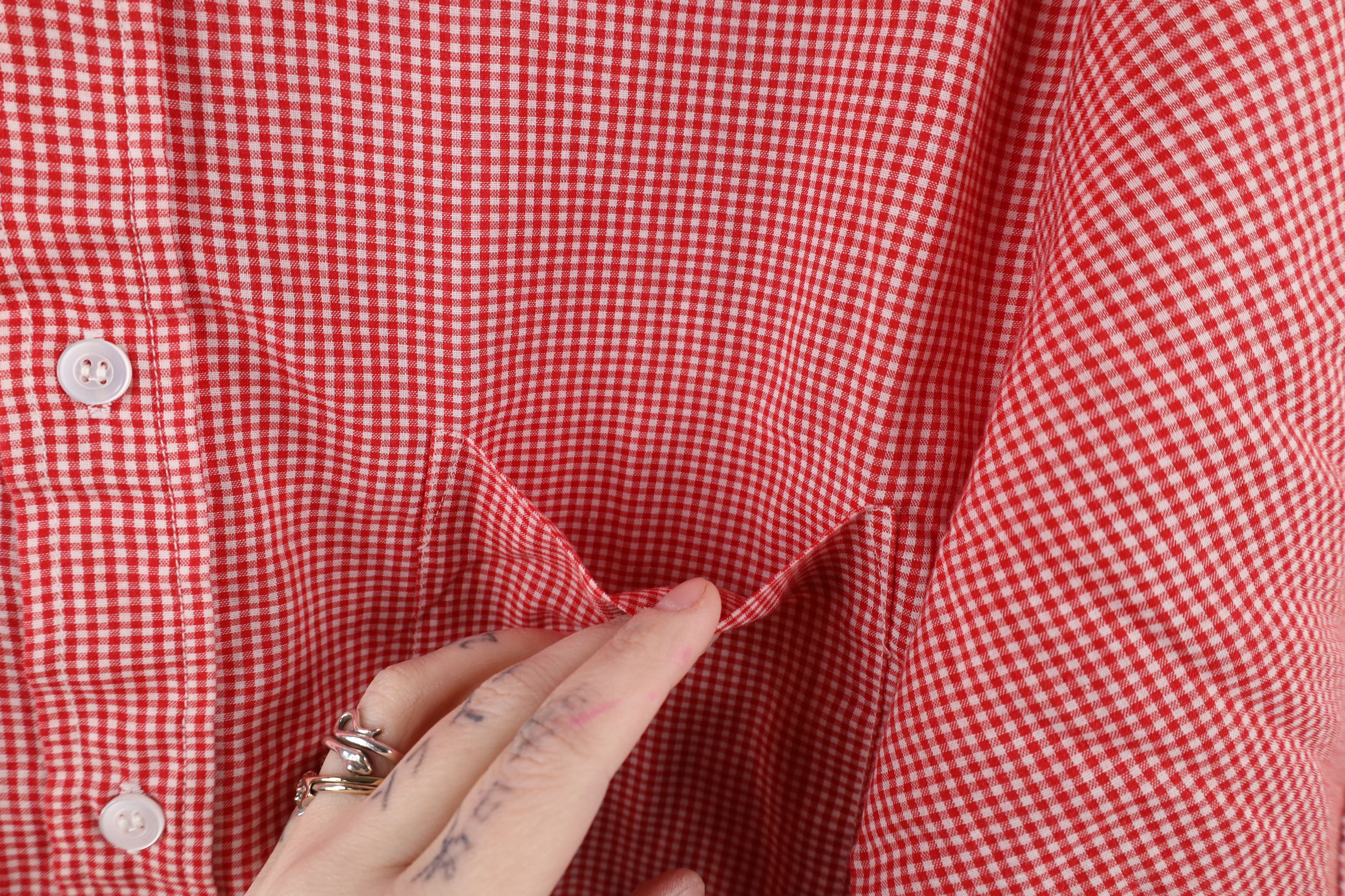 Vintage Vintage 90s Streetwear Gingham Short Sleeve Button Shirt Size US M / EU 48-50 / 2 - 6 Thumbnail