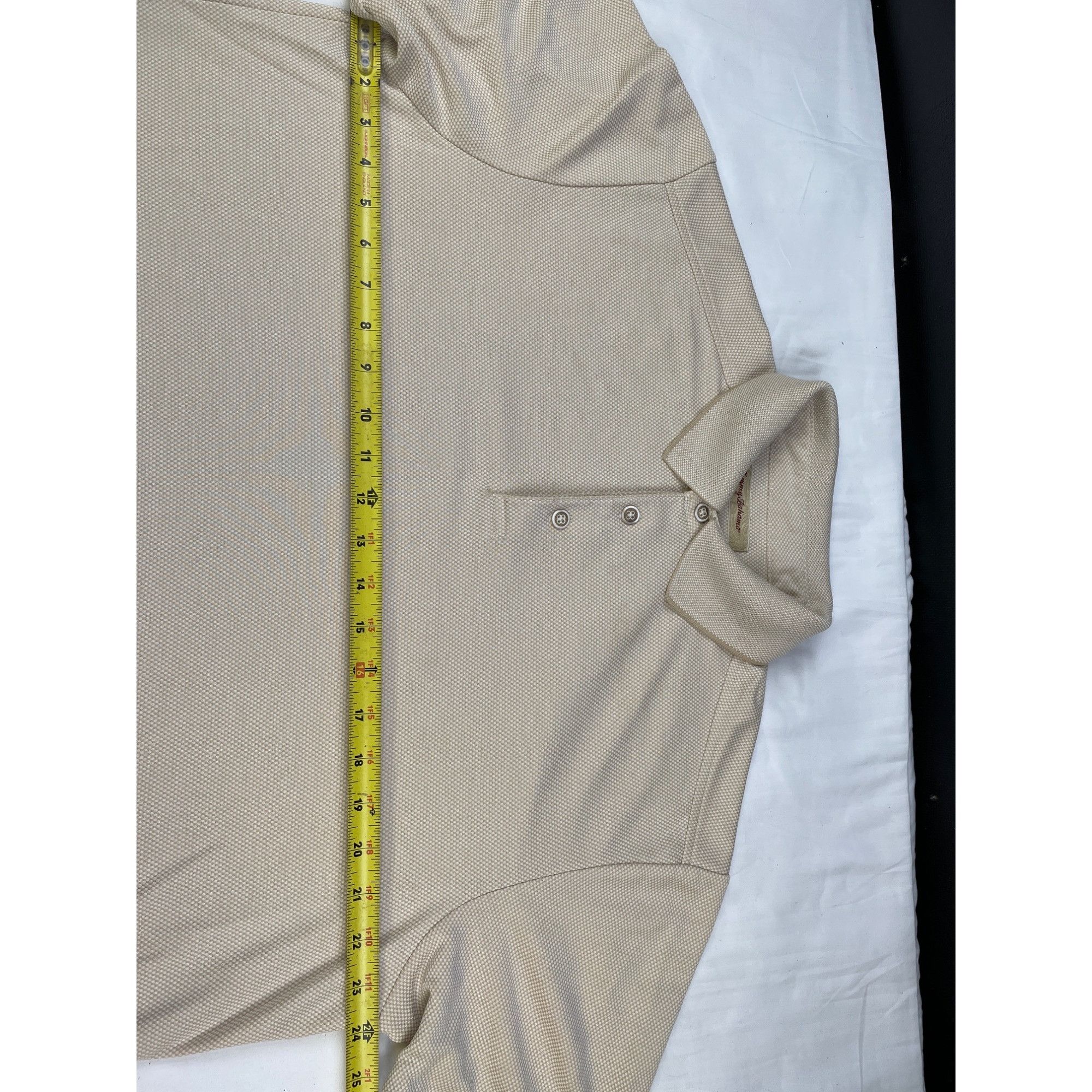Tommy Bahama Tommy Bahama Men's Tan Polo Shirt Size L SKU 4401 Size US L / EU 52-54 / 3 - 7 Thumbnail