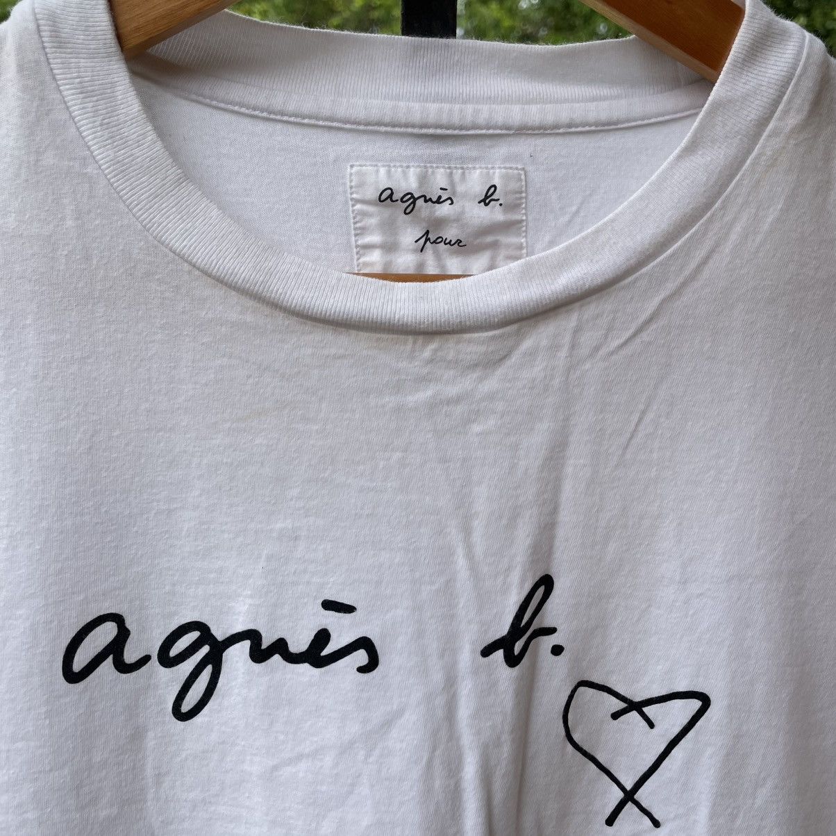 agnes b. 🔥🇯🇵Agnes B. x Adam Et Rope OG Signature Designer Tee Size US S / EU 44-46 / 1 - 5 Thumbnail