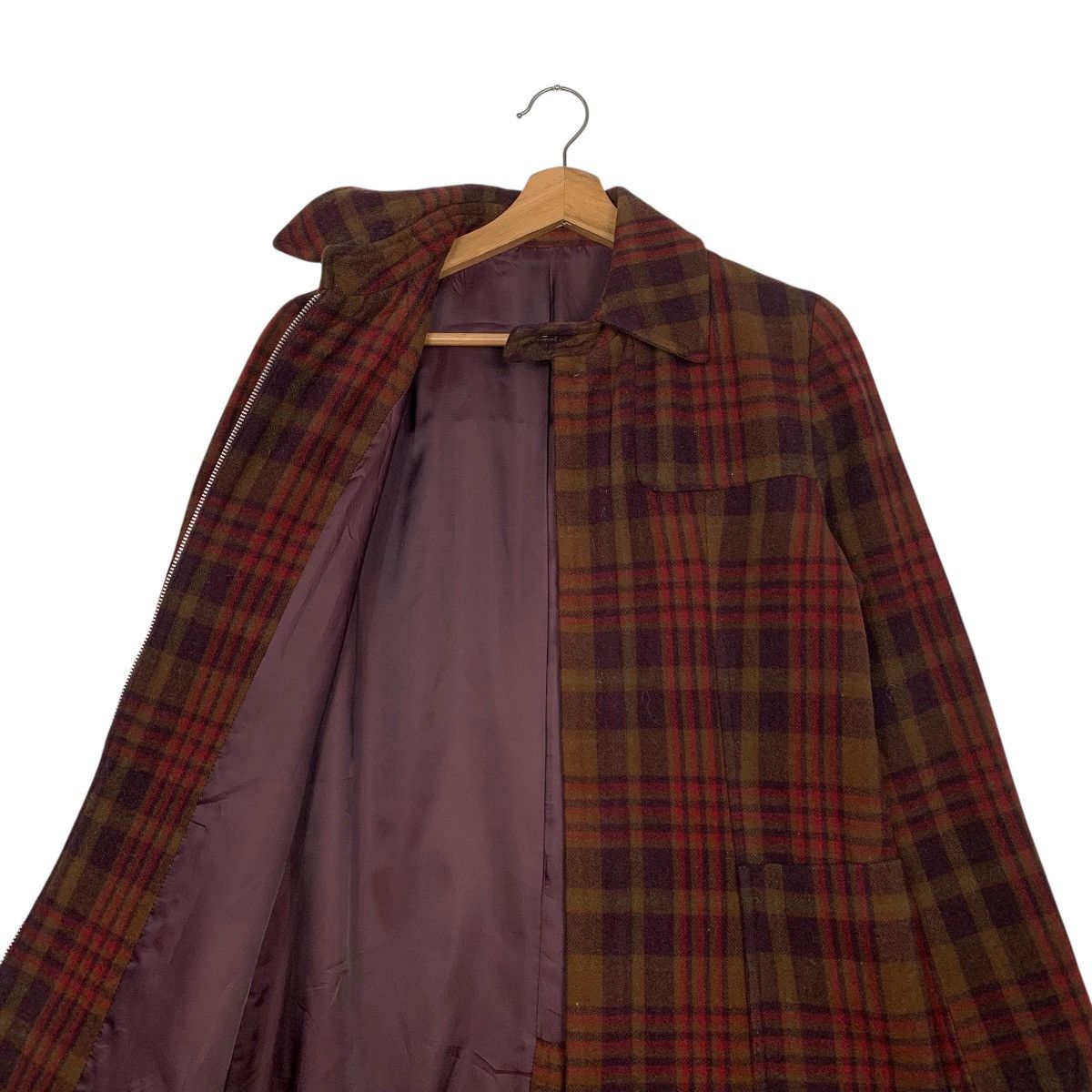 Japanese Brand Japanese Brand Ined Tartan Coat Size S / US 4 / IT 40 - 10 Thumbnail