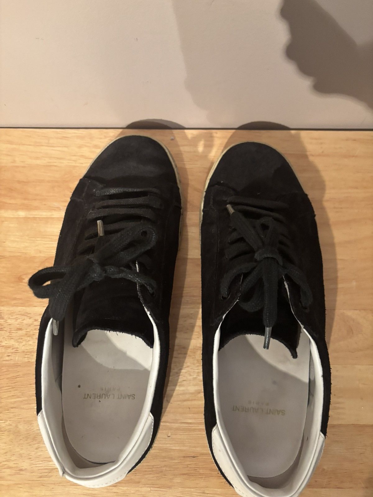 Saint Laurent Paris Saint Laurent low top suede sneakers Size US 7 / EU 40 - 5 Thumbnail