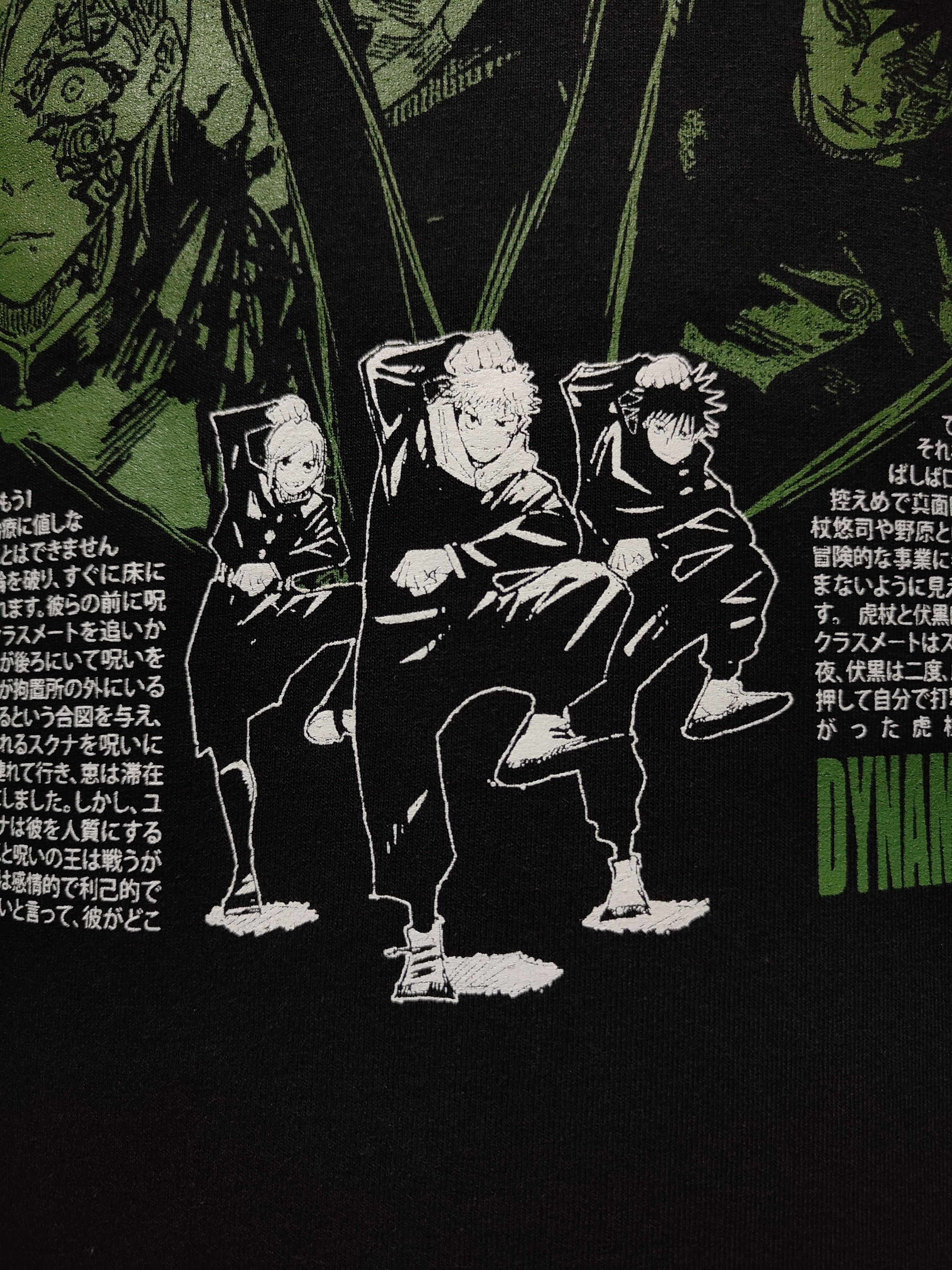 Anime Jujutsu Kaisen Trio Yuji, Kugisaki, Megumi T-shirt Size US XL / EU 56 / 4 - 7 Thumbnail