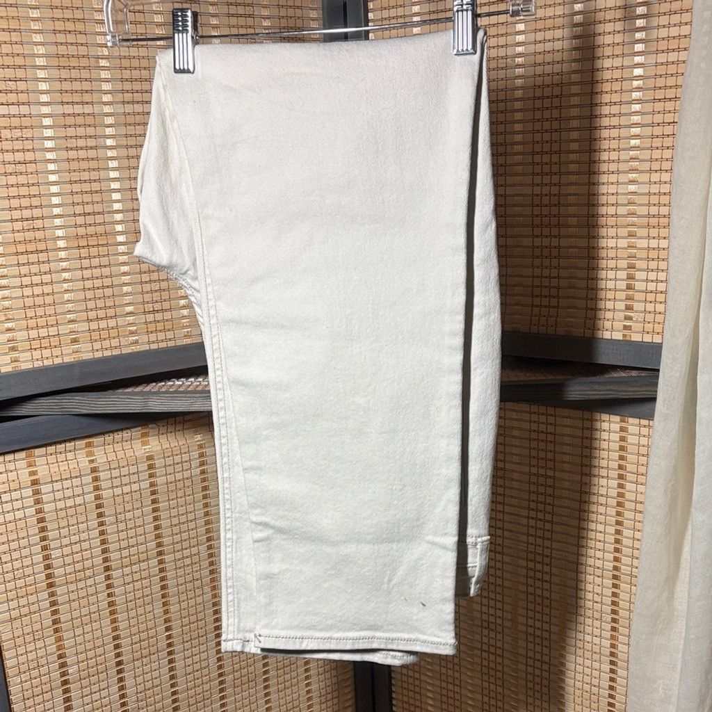 Seven 7 Seven7 Cream Denim Jeans Size 34" / US 12 / IT 48 - 2 Thumbnail