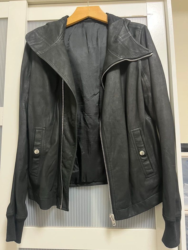 Rick Owens Rick Owens Leather hooded jacket-2506 Size US L / EU 52-54 / 3 - 2 Thumbnail