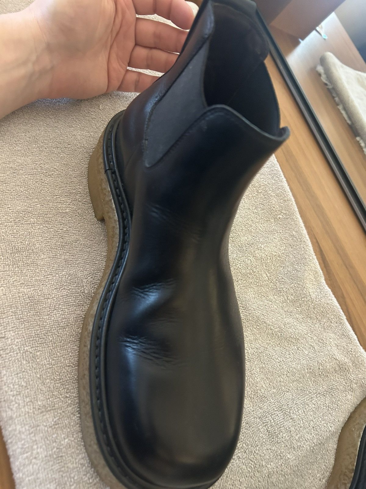 Bottega Veneta Bottega Veneta - Haddock Chelsea Ankle Boots - Worn Once Size US 8 / EU 41 - 6 Thumbnail
