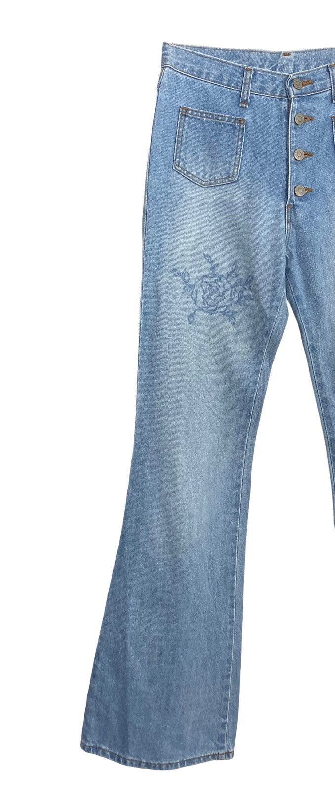 Wrangler Rare‼️ Vintage Wrangler Jeans Button Fly Bootcut Made Japan Size 28" / US 6 / IT 42 - 2 Thumbnail