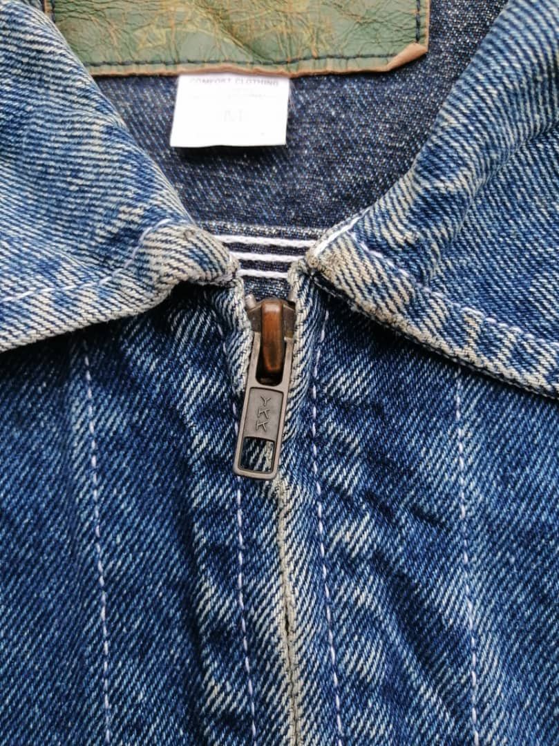Edwin Vintage Edwin Embroidered Wording Denim Jacket Size US M / EU 48-50 / 2 - 10 Thumbnail
