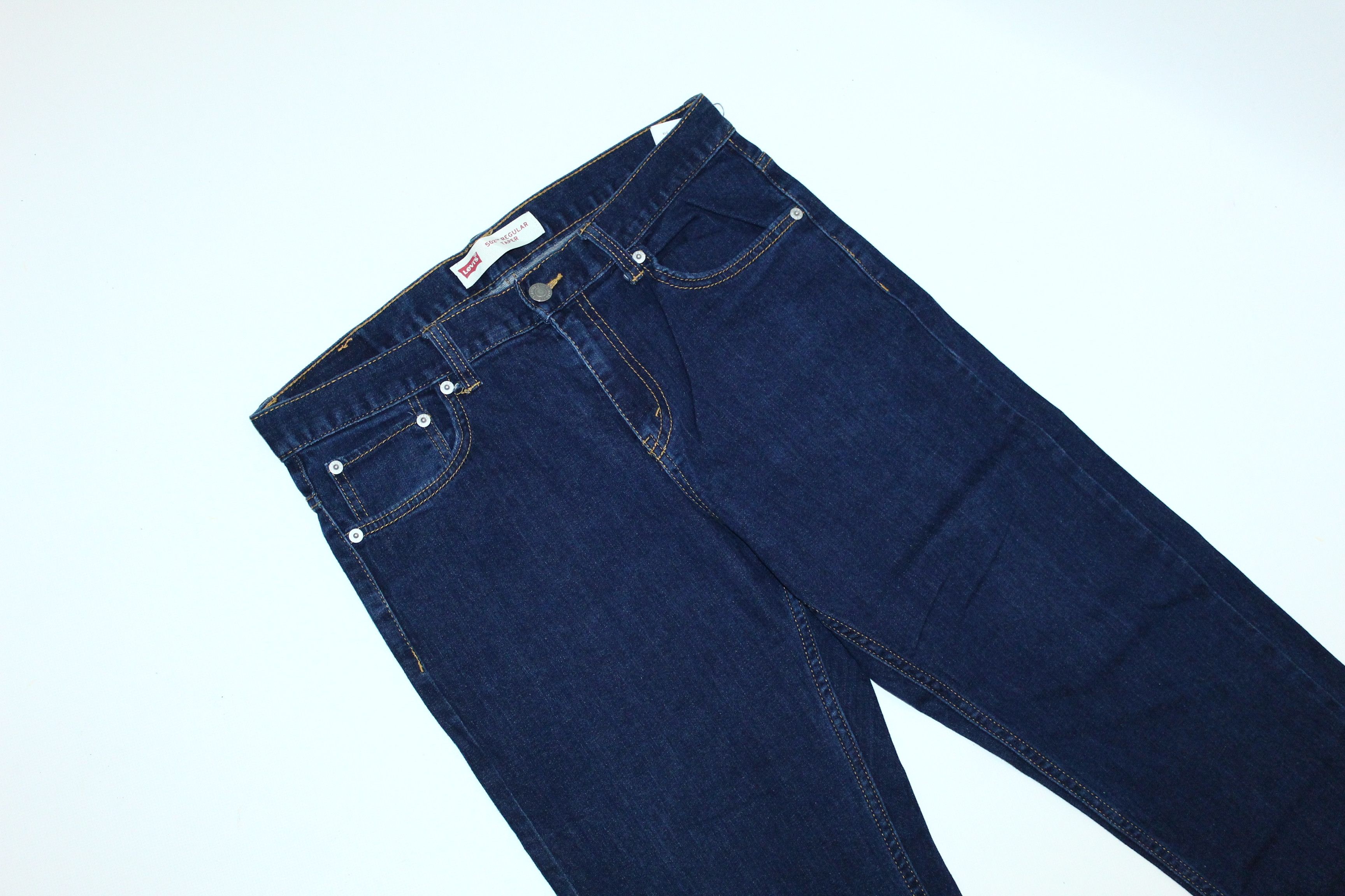 Levi's Vintage Clothing Y2k Levi's 502 Regular Taper Indigo Jeans Size US 30 / EU 46 - 2 Thumbnail