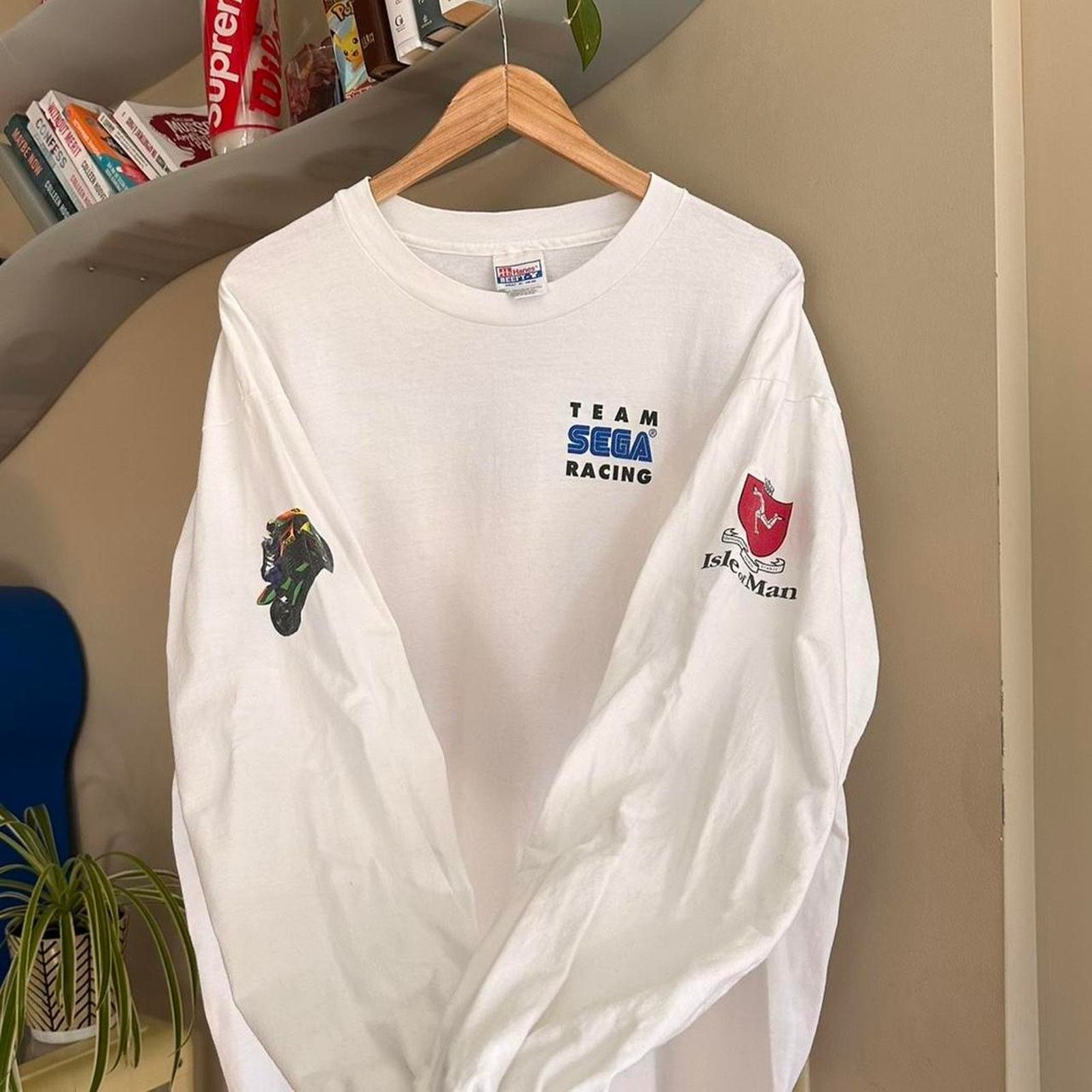 Hanes × Playstation × Vintage Vintage Sega Saturn / Arcade Manx TT Super Bike Shirt Size US XL / EU 56 / 4 - 2 Thumbnail