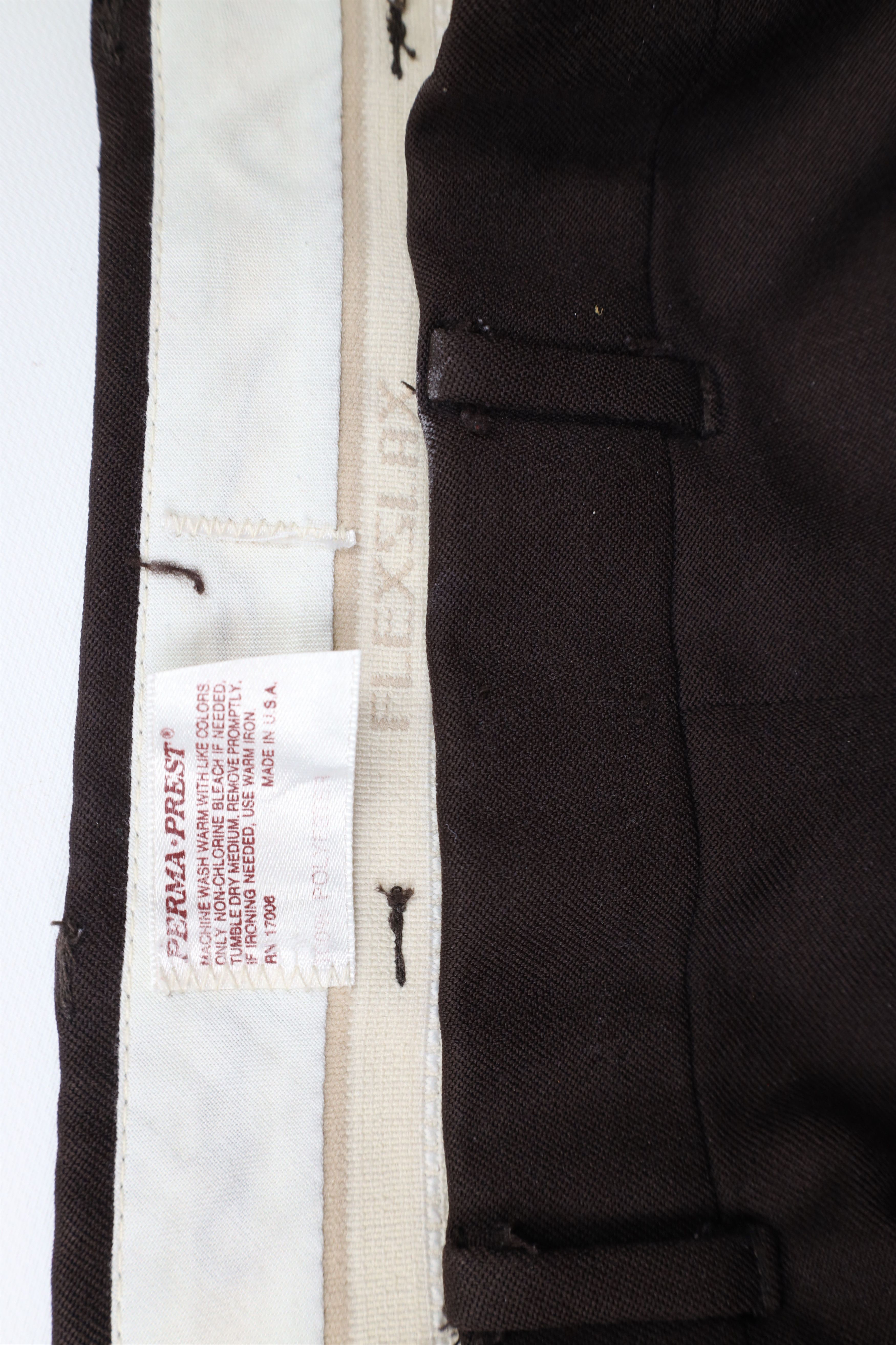 Vintage Vintage 70s Streetwear Bell Bottoms Chino Pants Brown USA Size US 36 / EU 52 - 8 Thumbnail