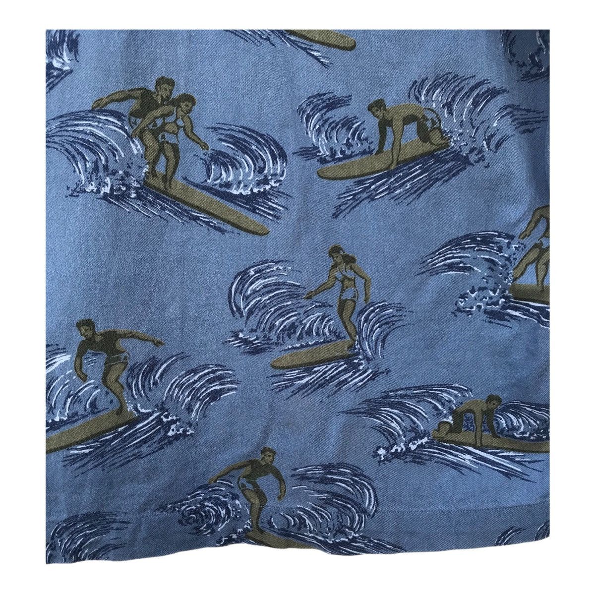Polo Ralph Lauren Vintage Polo Ralph Lauren Surfing Overprinted Button Down Size US XL / EU 56 / 4 - 13 Thumbnail
