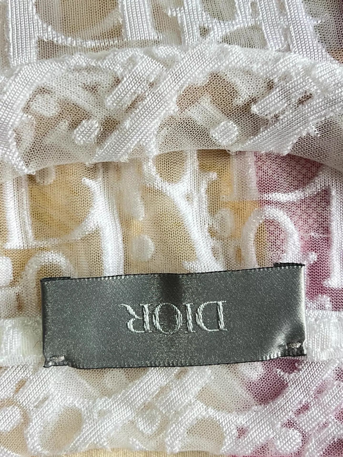 Dior Dior white cutout short-sleeve T-shirt S Size S / US 4 / IT 40 - 6 Thumbnail