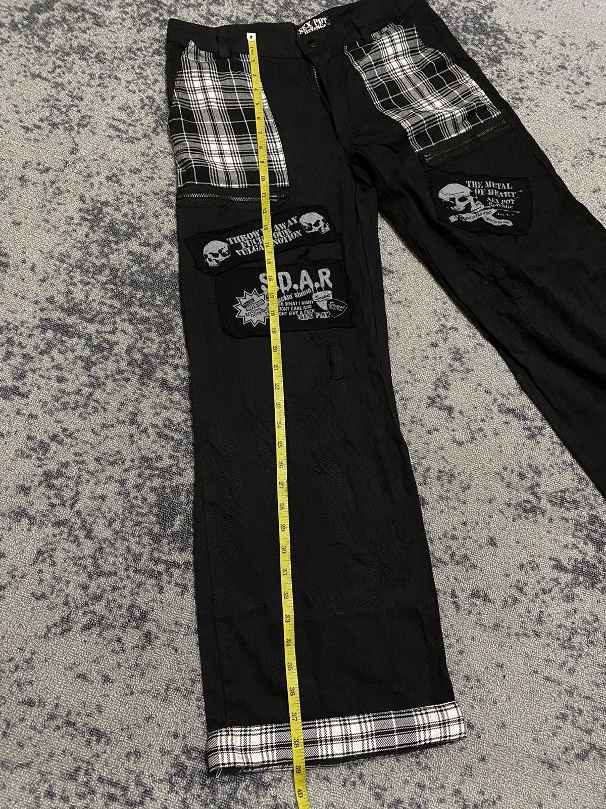 Hysteric Glamour Y2k Sex Pot skull ifsixwasnine baggy pants Size US 34 / EU 50 - 10 Thumbnail