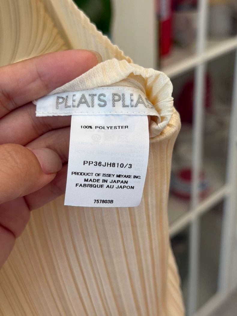 Issey Miyake Issey Miyake size:3 Beige pleated skirt Size XS / US 0-2 / IT 36-38 - 3 Thumbnail