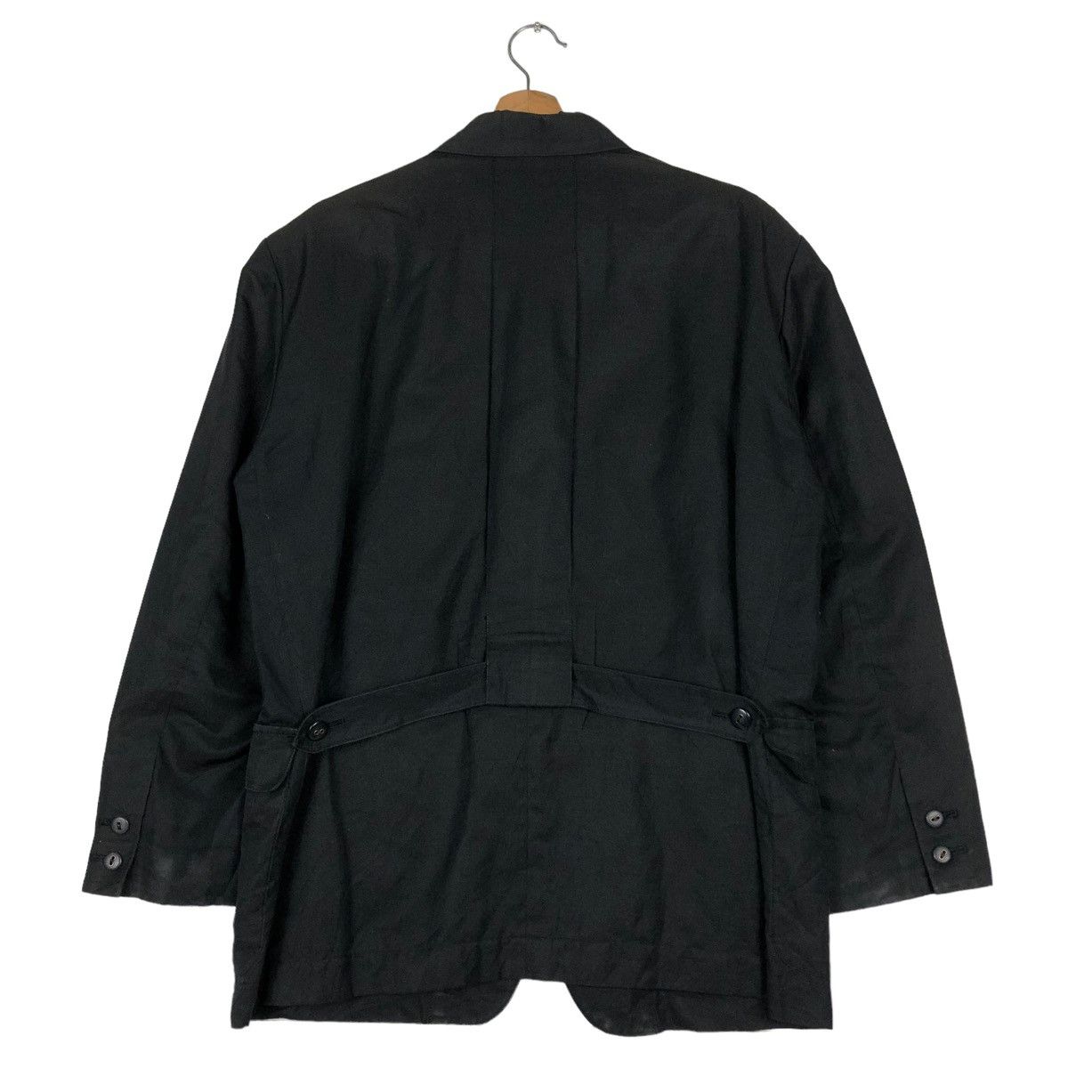 Issey Miyake 🔥RICH BLACK ICONIC CHORE JACKET ISSEY MIYAKE CARGO POCKETS Size US M / EU 48-50 / 2 - 8 Thumbnail