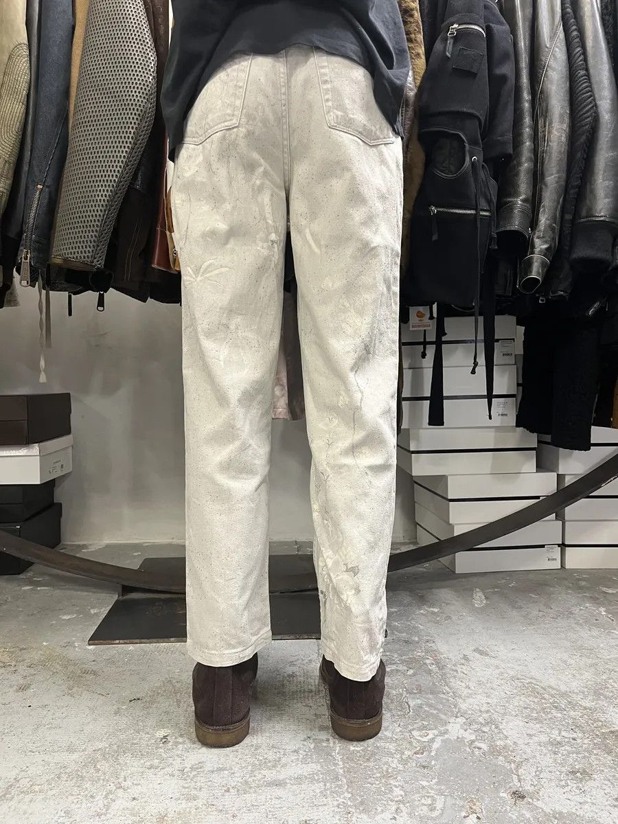Roberto Cavalli 2000s Roberto Cavalli Grey Flowers Archive Pants Size 25" / US 0 / IT 36 - 3 Thumbnail