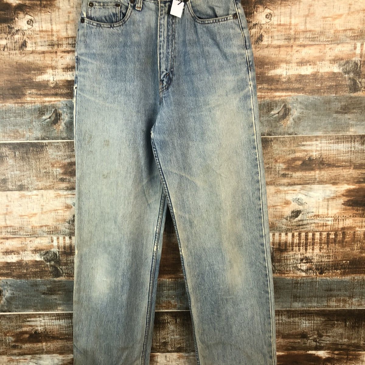 Levi's 509 Levis Blue Distressed ripped Denim Pants #A2102 Size US 28 / EU 44 - 5 Thumbnail