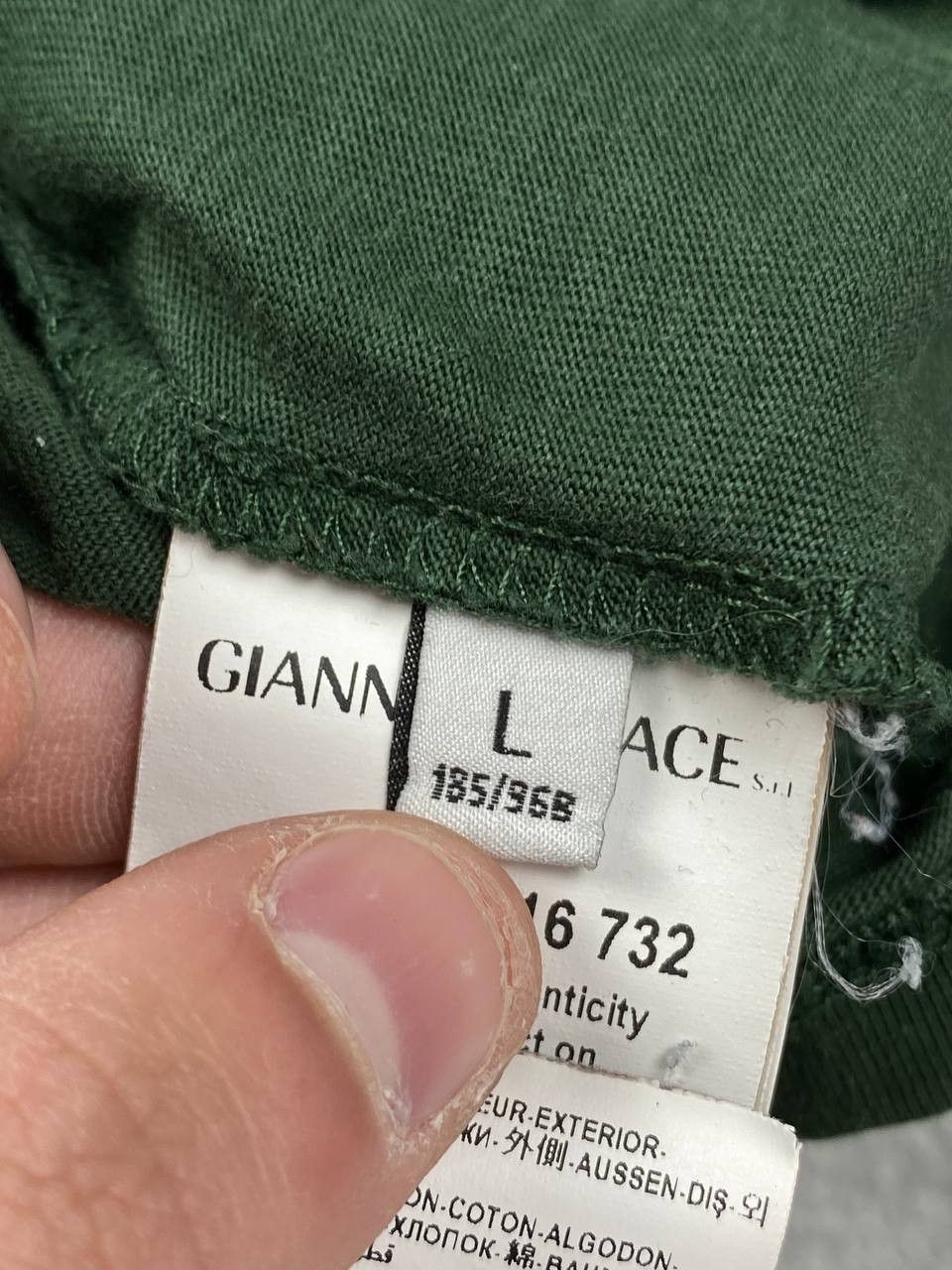 Versace Versace Collection T-Shirt Big Logo Men Size L Green Size US L / EU 52-54 / 3 - 5 Thumbnail