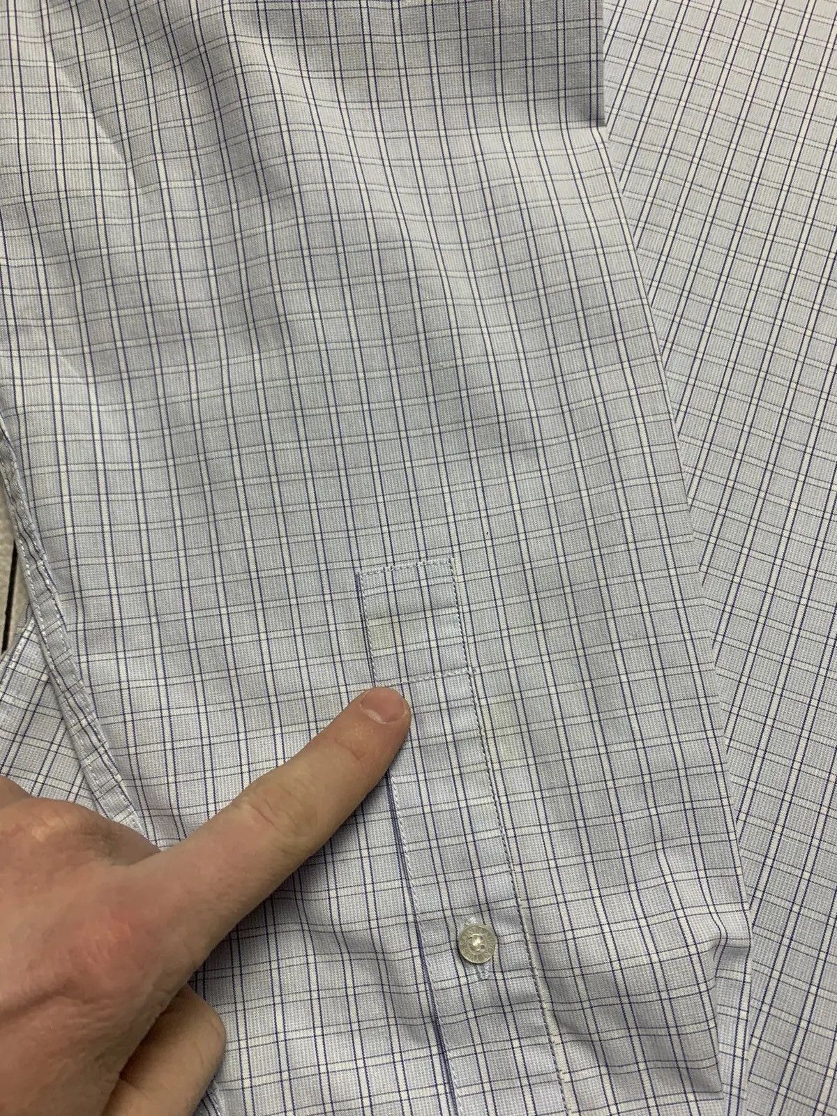 Vintage × Yves Saint Laurent Vintage Yves Saint Laurent plaid shirt light blue size M Size US M / EU 48-50 / 2 - 6 Thumbnail