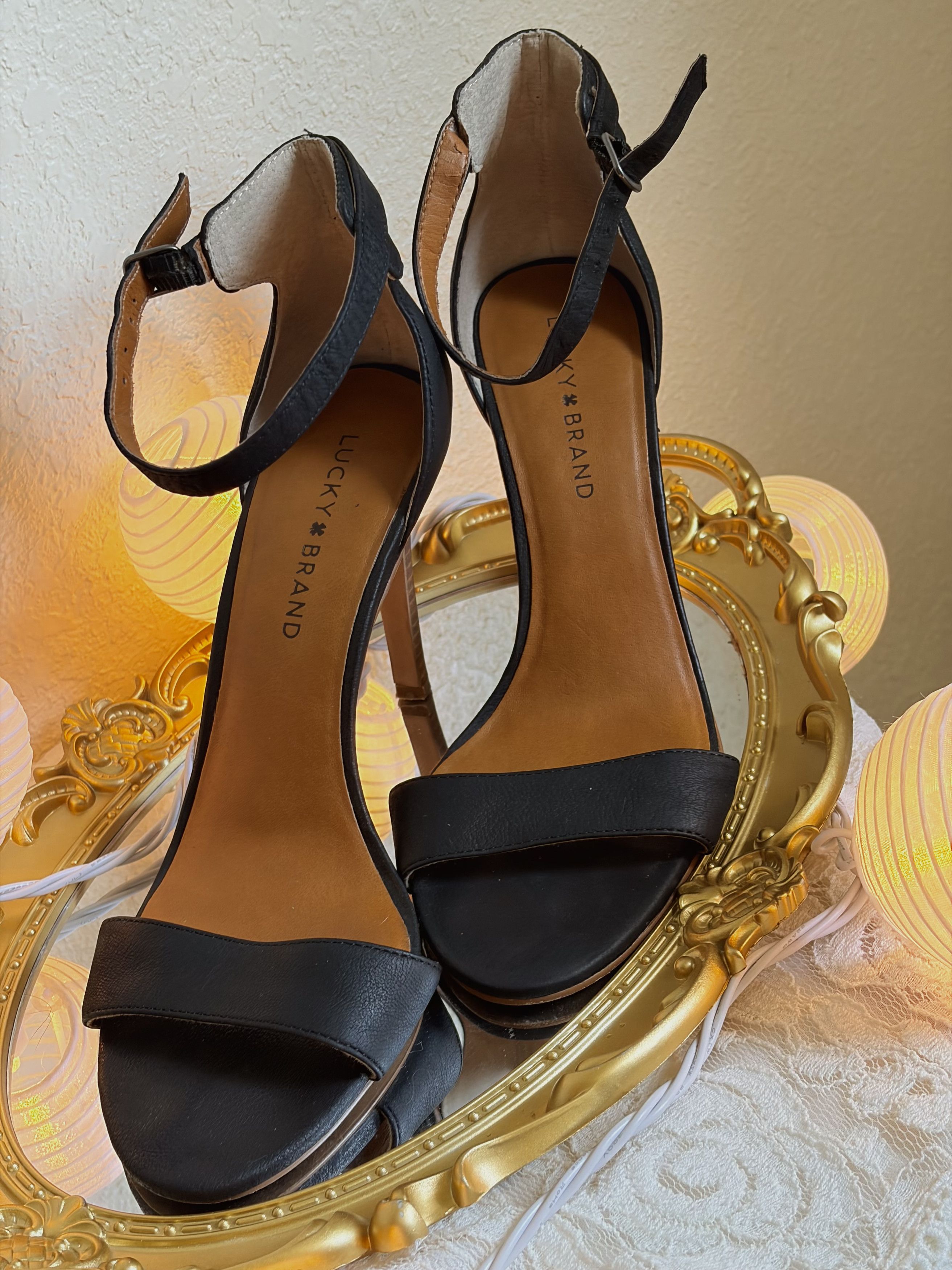 Lucky Brand Lucky Brand Juliett Leather Heels Size US 8 / IT 38 - 3 Thumbnail
