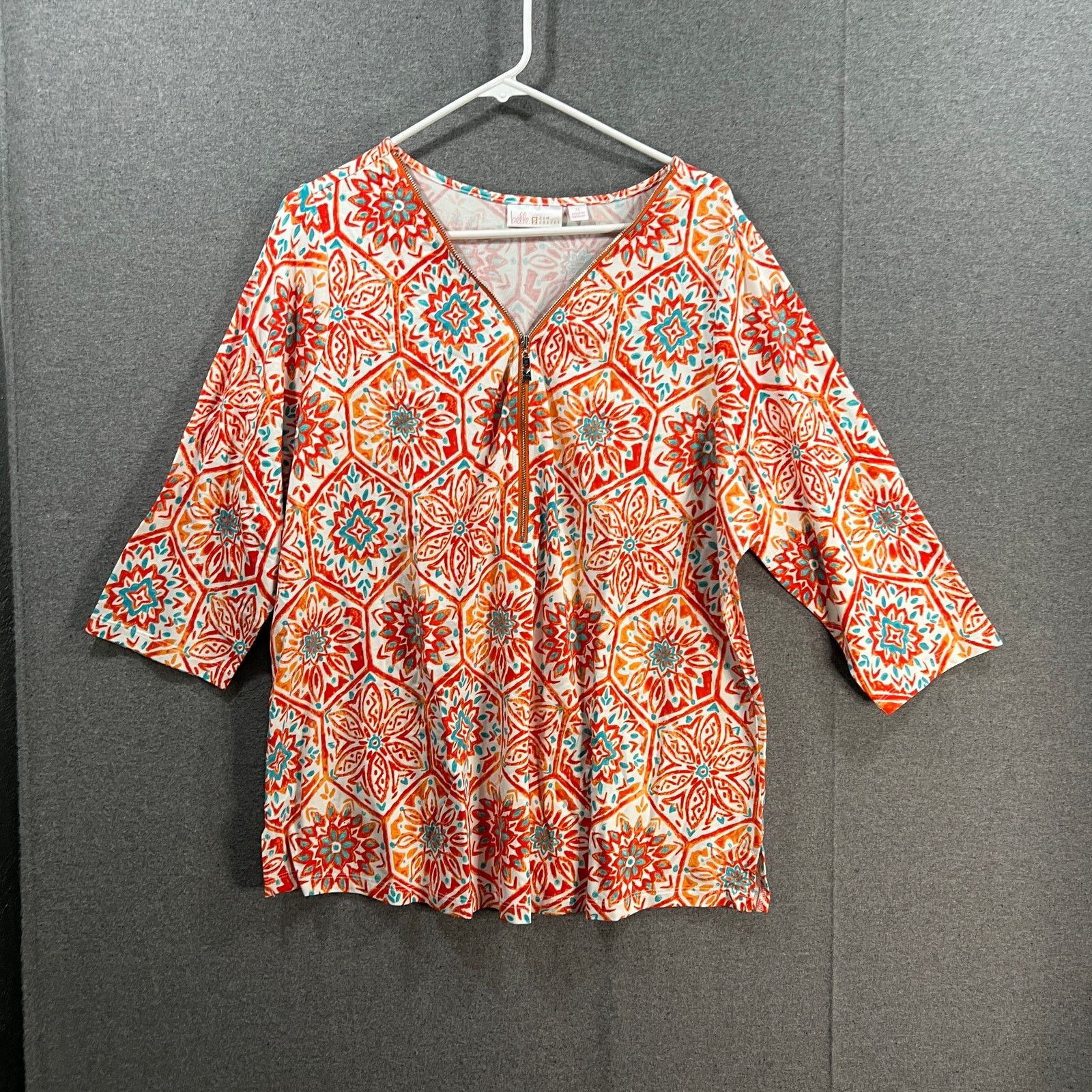 Other Belle by Kim Gravel TripleLuxe Knit Signature Zip Printed To Size XL / US 12-14 / IT 48-50 - 1 Thumbnail