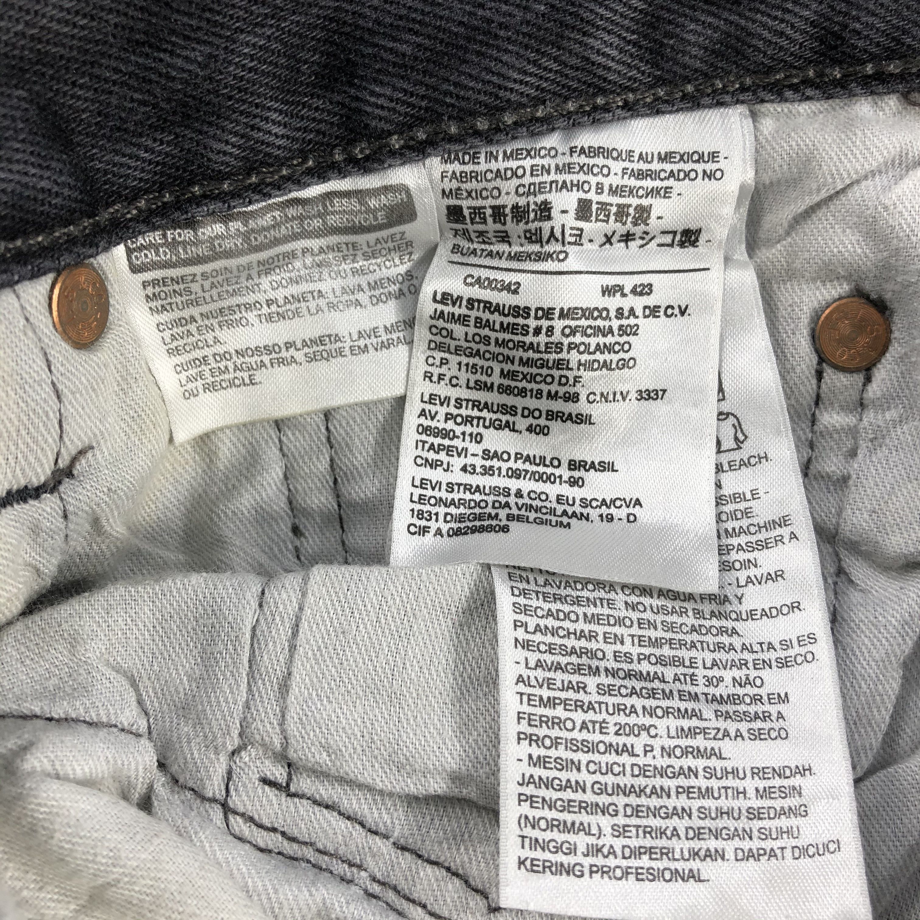 Levi's Vintage Levis 501 Earth Tone Jeans-J2068 Size US 31 - 10 Thumbnail