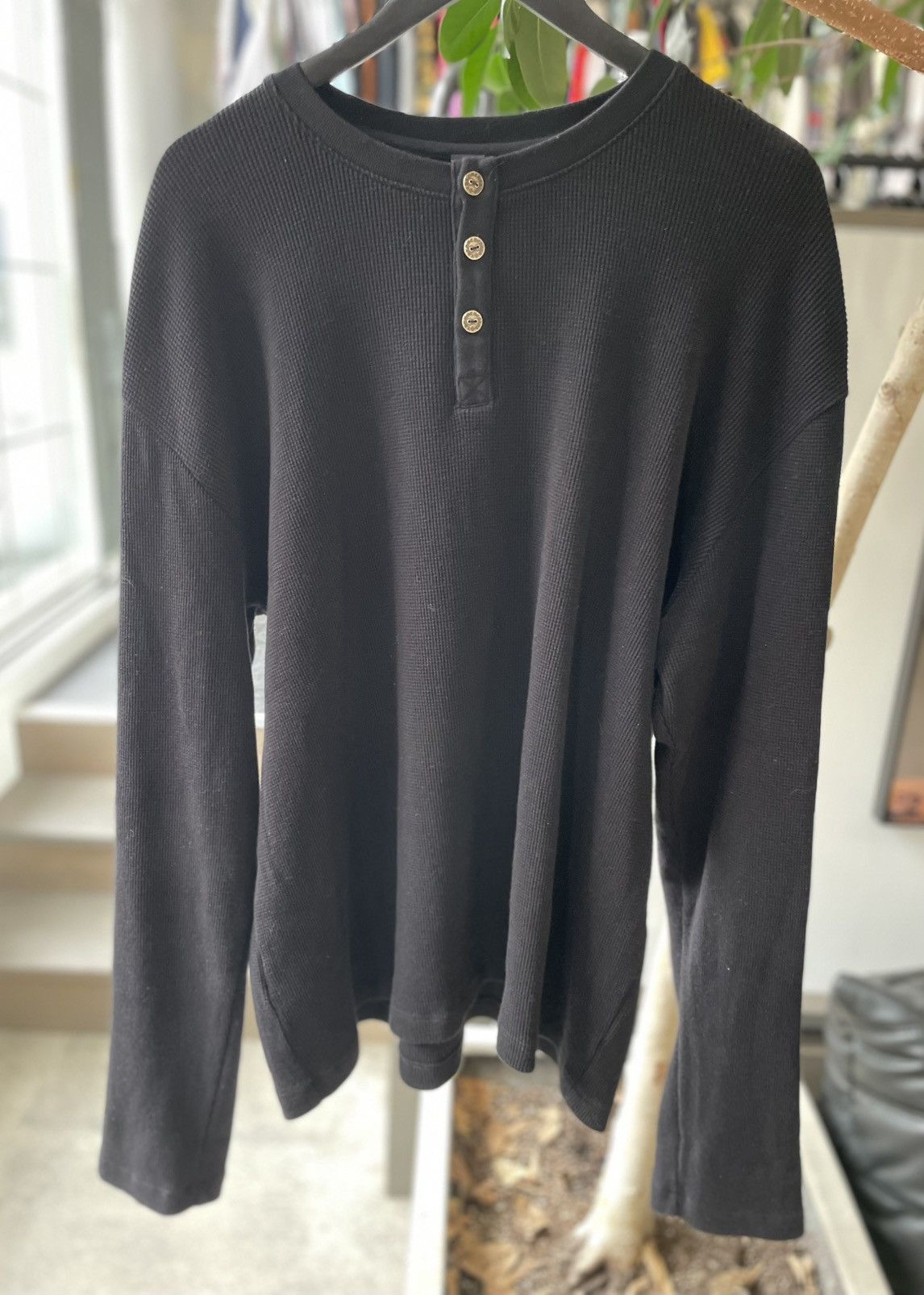 Chrome Hearts Chrome Hearts Cemetery Thermal Long Sleeve Henley Black Size US XXL / EU 58 / 5 - 4 Thumbnail