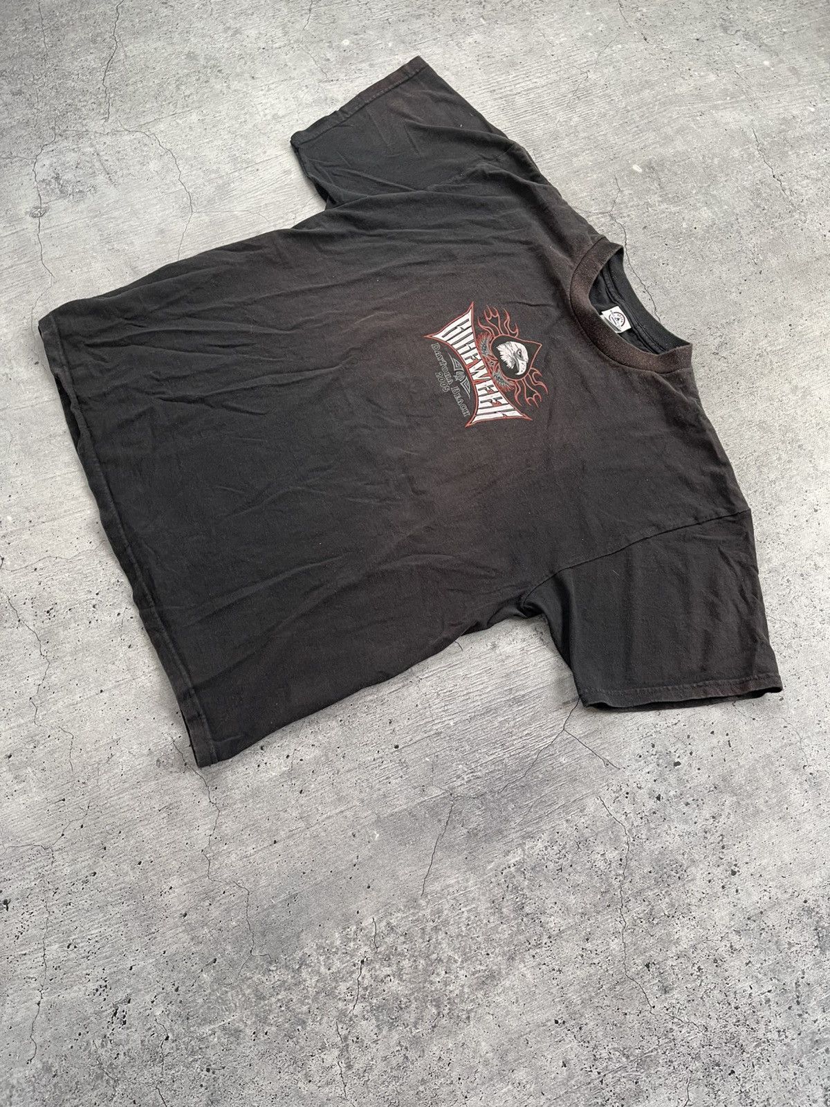 Harley Davidson × Rap Tees × Vintage Vintage Y2K Daytona Bike Week 2003 Graphic Opium Shirt Size US XL / EU 56 / 4 - 4 Thumbnail