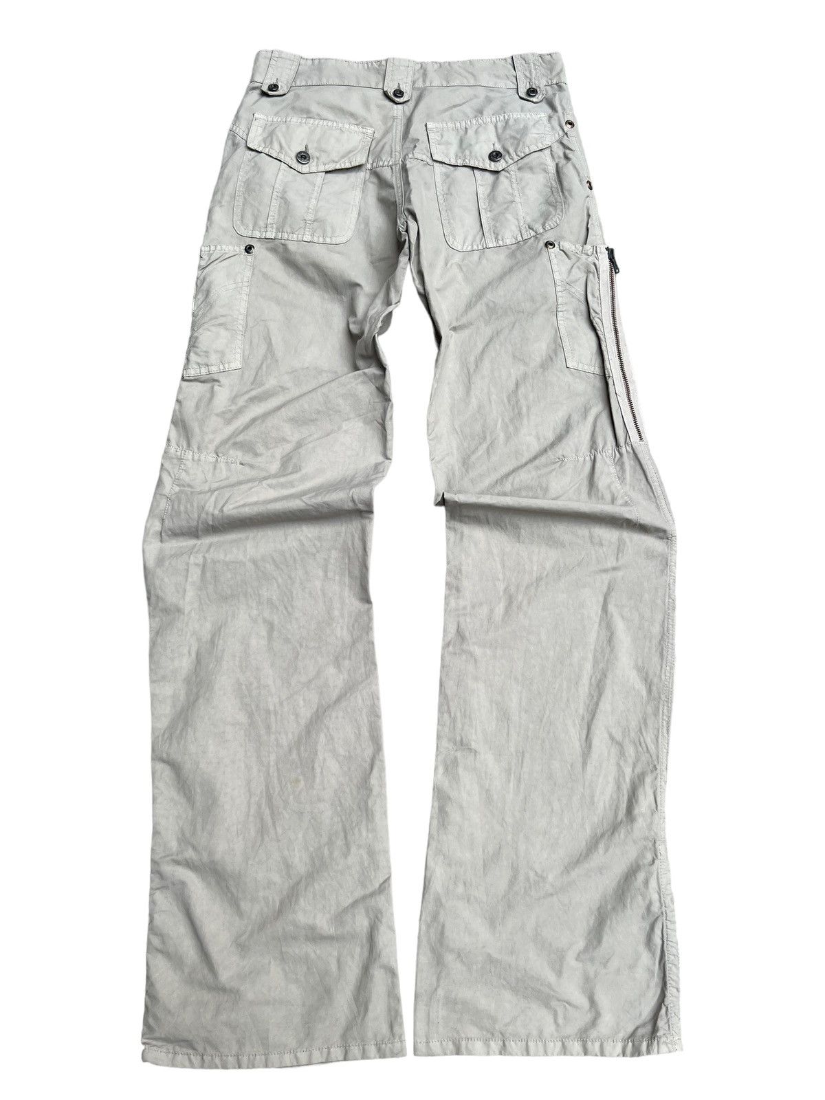 Dolce & Gabbana S/S 2004 Dolce & Gabbana Utility Cargo Flared Pants Size US 31 - 2 Thumbnail