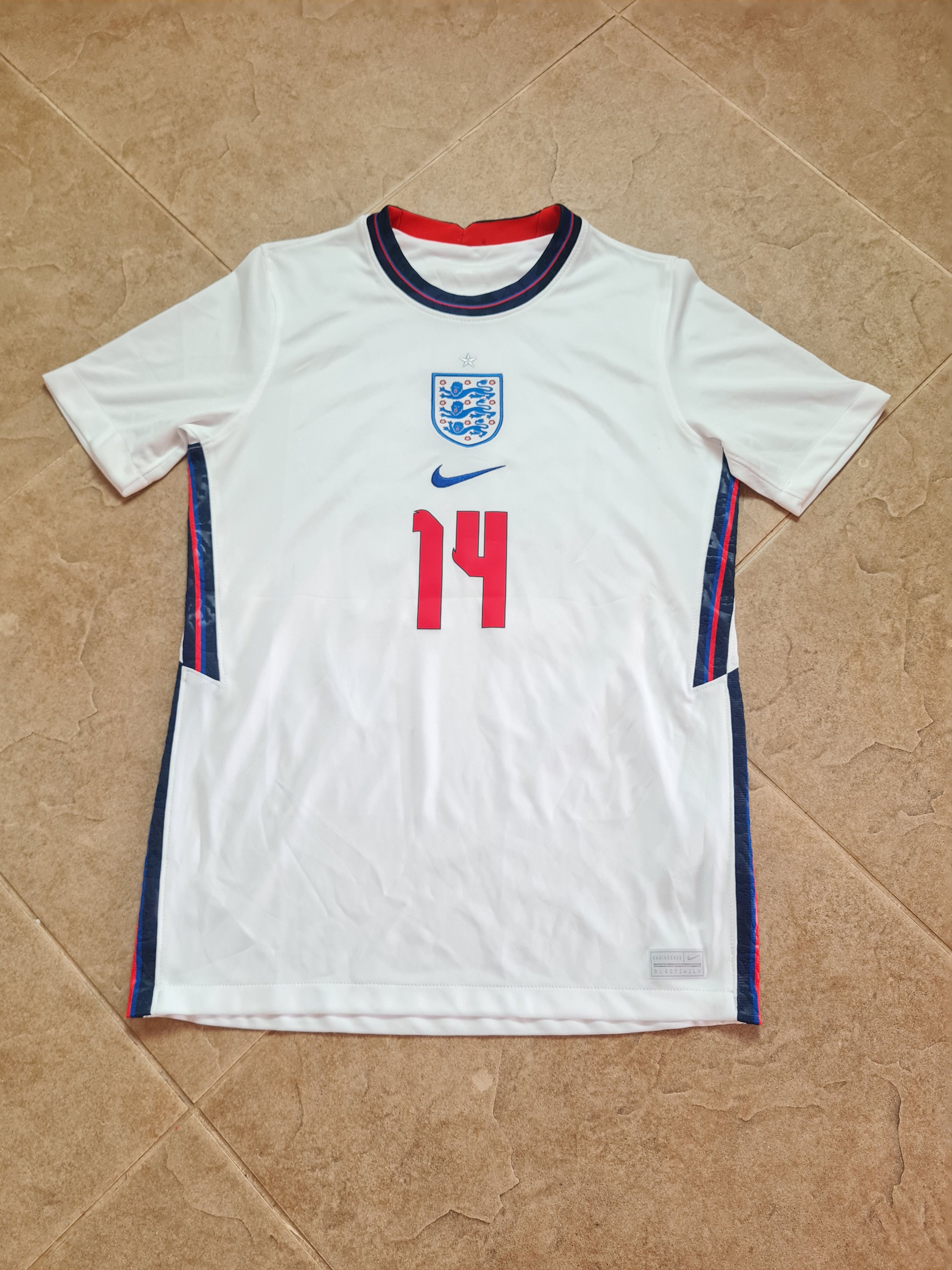 Nike Football Jersey Phillips #14 England Nike Soccer t-shirt Size US XXS / EU 40 - 11 Thumbnail
