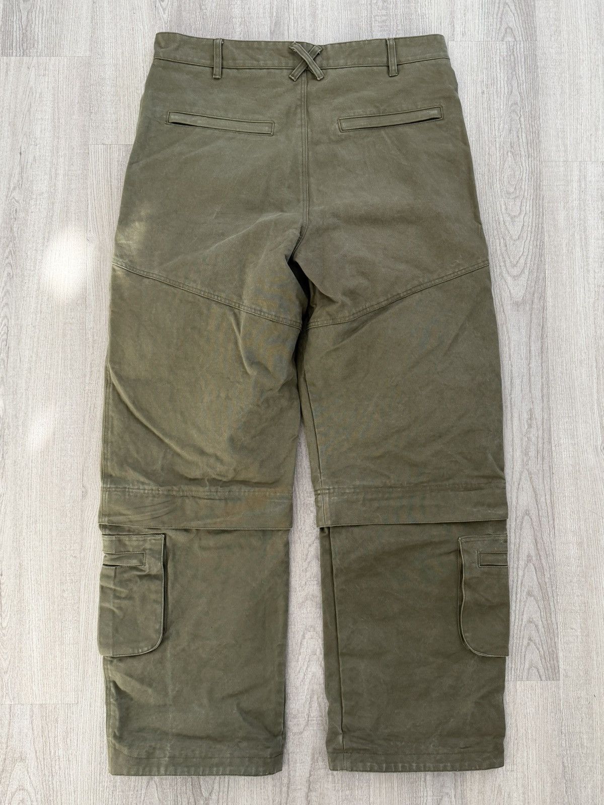 Entire Studios Entire Studios Heavy Canvas Wide Leg Cargo Pants 36 Size US 36 / EU 52 - 6 Thumbnail