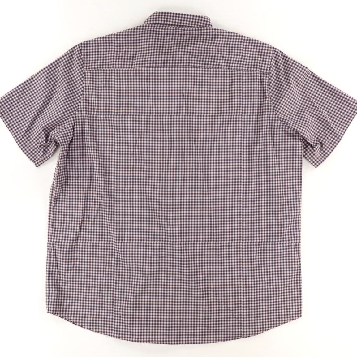 Vintage St. Johns Bay Shirt Gingham Pink 1XLT Men’s Performance Classic Fit Short Sleeve Button Down Shirt Size US XL / EU 56 / 4 - 4 Thumbnail