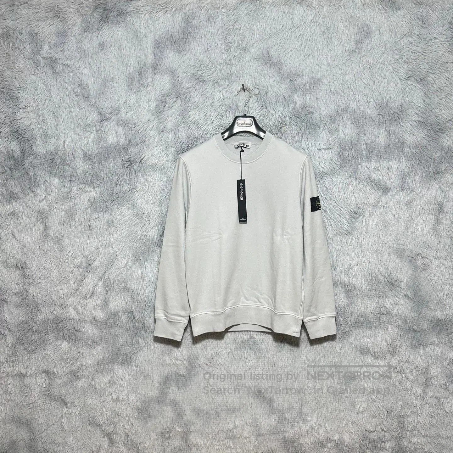 Stone Island stone island crewneck sweatshirt ice frost blue. Size US XL / EU 56 / 4 - 1 Thumbnail