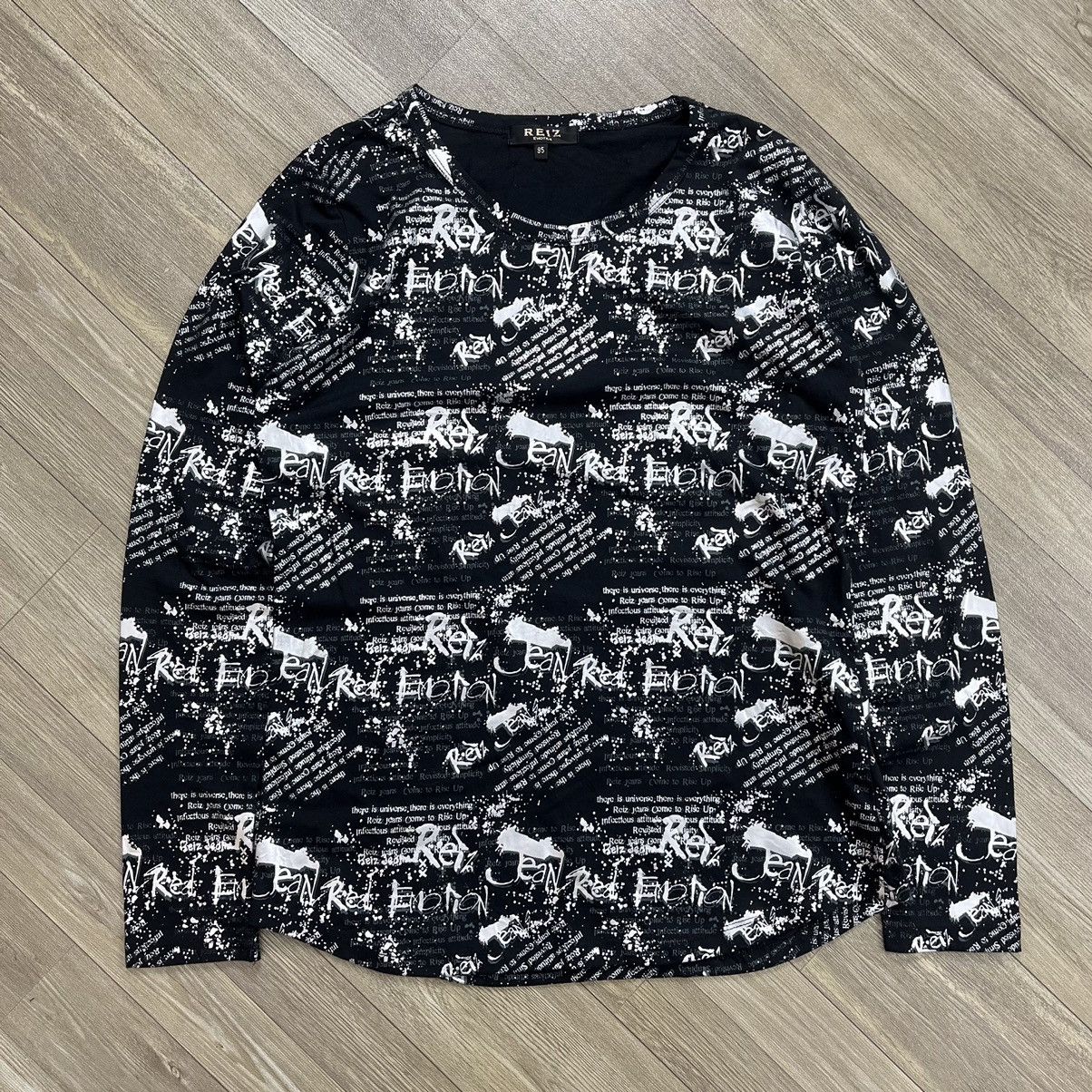 If Six Was Nine × Japanese Brand × Le Grande Bleu (L.G.B.) Reiz Emotion Poem Like a H Anarchy LGB Gothic Punk Tshirt Size L / US 10 / IT 46 - 1 Thumbnail