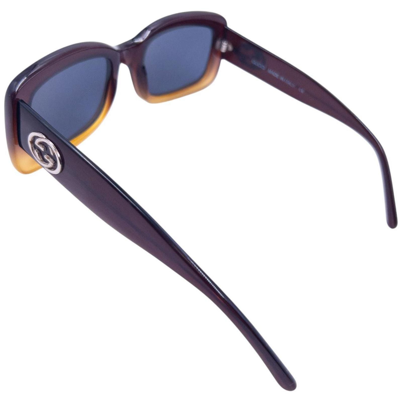 Gucci Vintage Gucci Gradient Sunglasses Size ONE SIZE - 4 Thumbnail