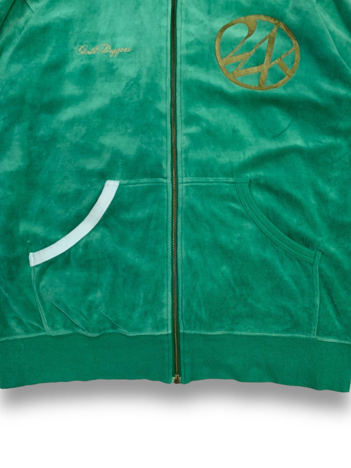 Japanese Brand Vintage 24Karats Big Logo Printed FullZip Hoodie like Bape Size US L / EU 52-54 / 3 - 13 Thumbnail