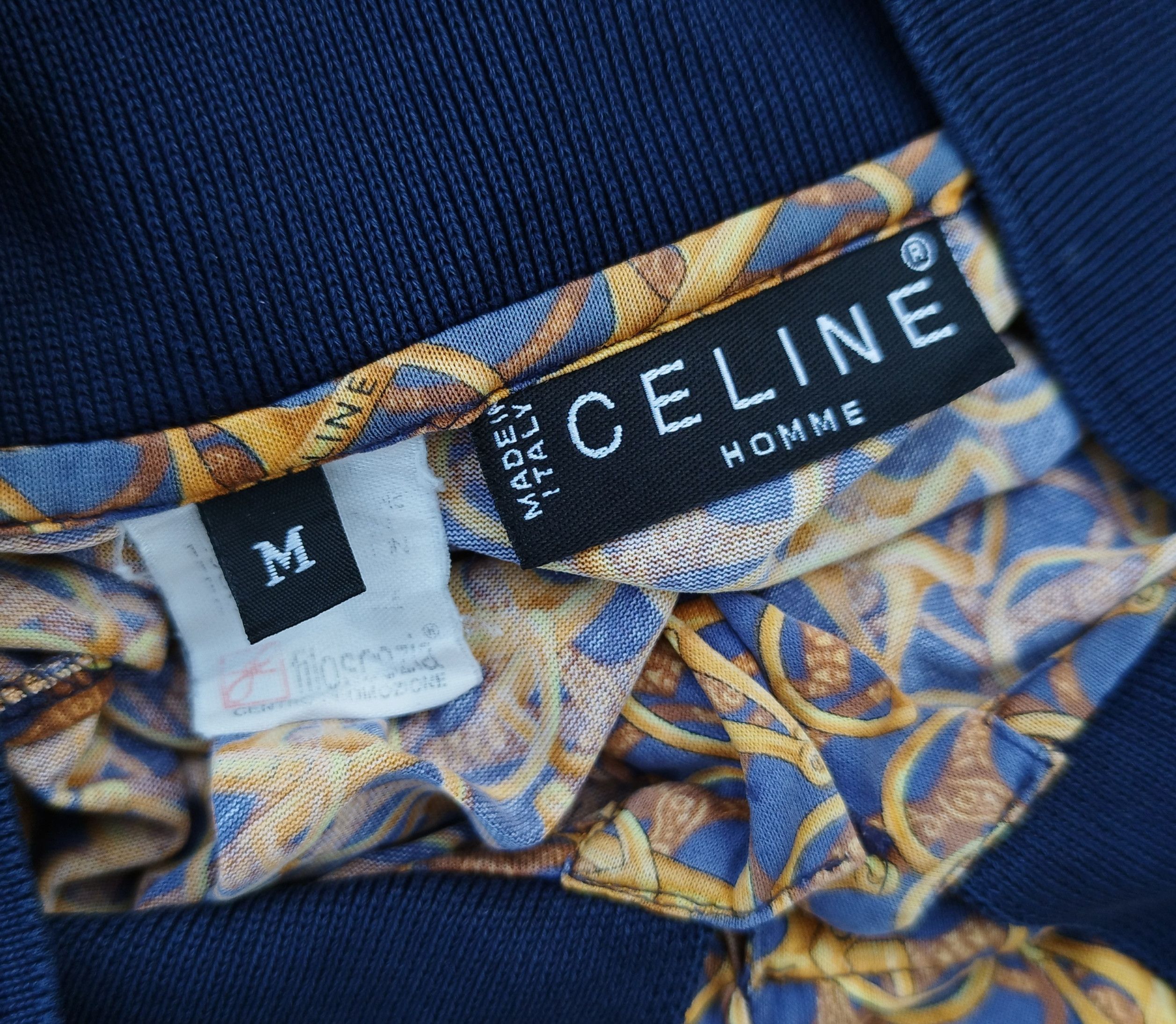 Celine Vintage celine monogram polo shirt Size US M / EU 48-50 / 2 - 4 Thumbnail