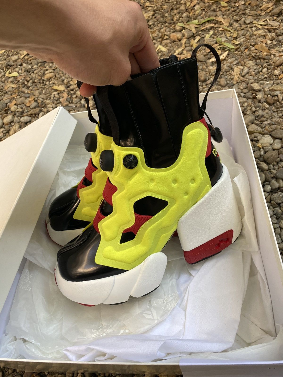 Maison Margiela × Reebok Maison Margiela x Reebok Runway Heel Tabu Sneakers Size US 6 / IT 36 - 11 Thumbnail