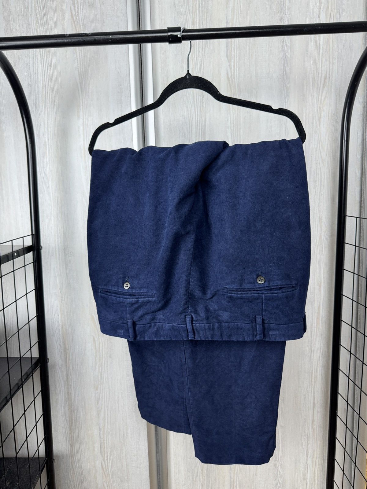 Romeo Gigli Romeo Gigli 3 pieces faded blue velour cotton suit size 50 Size 40R - 24 Thumbnail