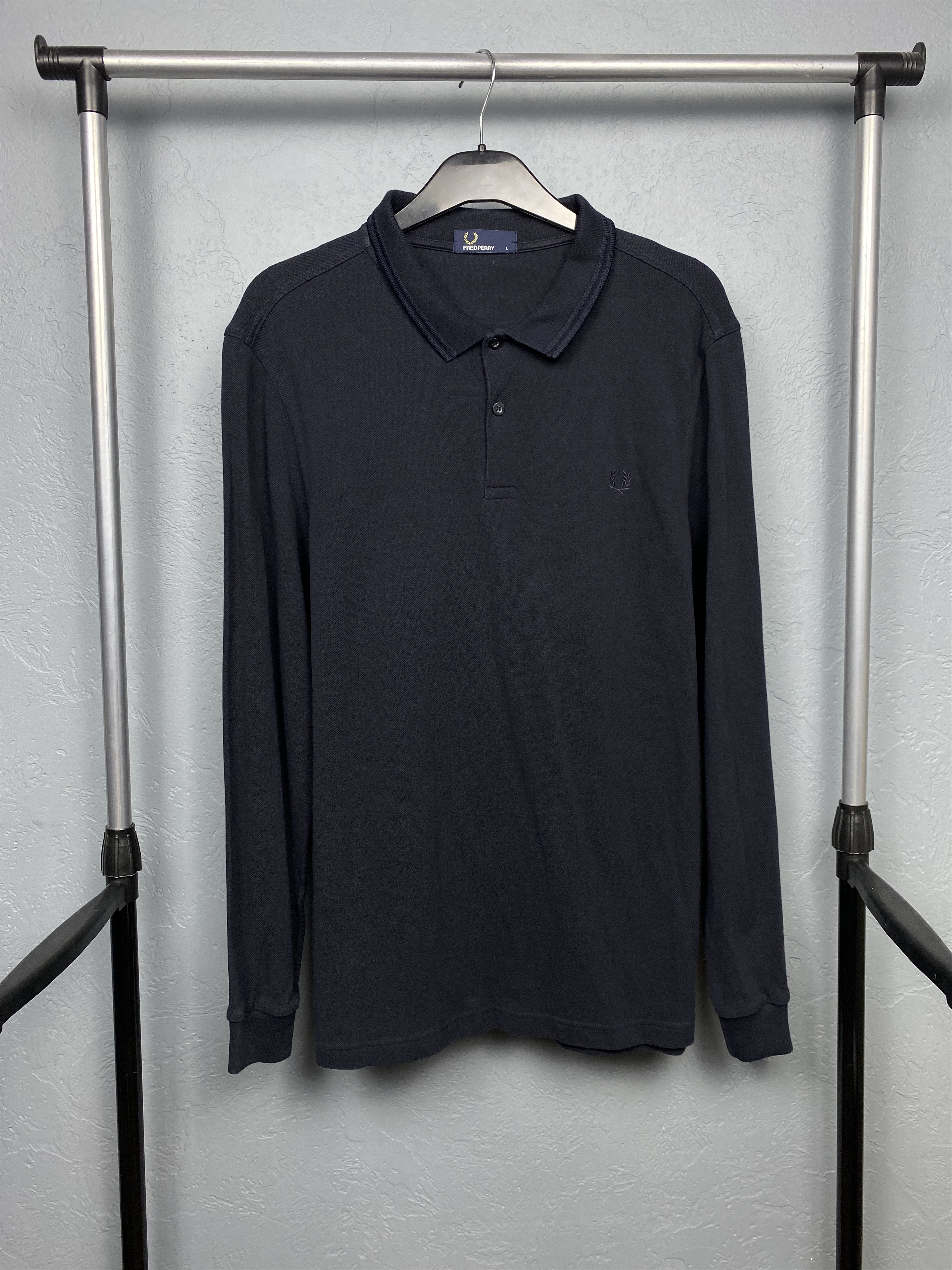 Fred Perry Fred Perry Vintage Mens Long Sleeve Polo Shirt Size US L / EU 52-54 / 3 - 1 Thumbnail
