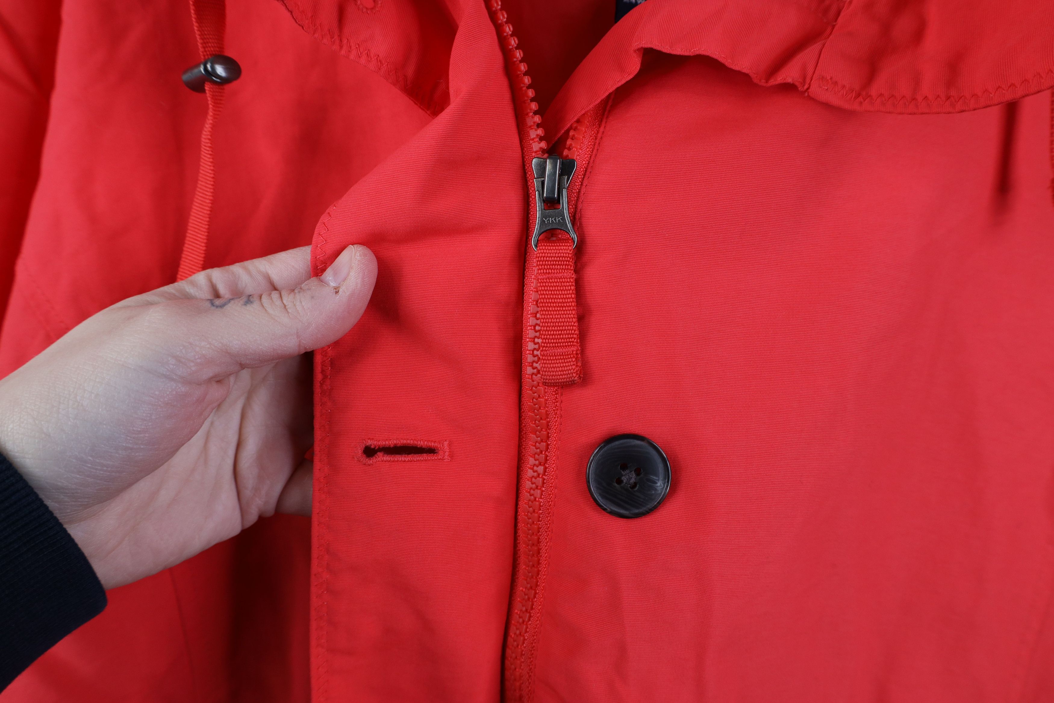 Lands' End Vintage Y2K Lands End Hooded Windbreaker Rain Jacket Coat Size 3XL / US 20-22 - 10 Thumbnail