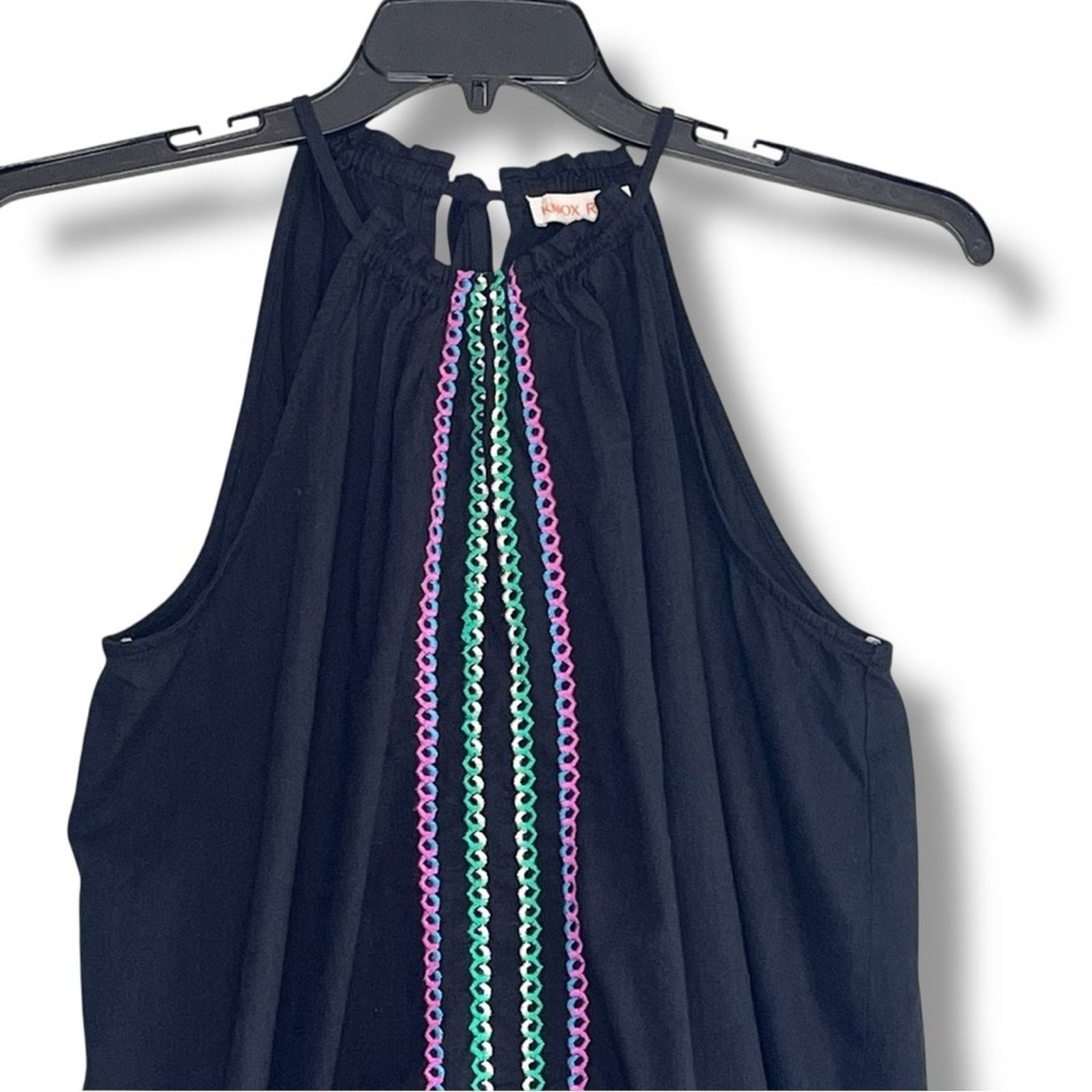 Other Knox Rose embroidered summer halter top NEW Size M / US 6-8 / IT 42-44 - 4 Thumbnail