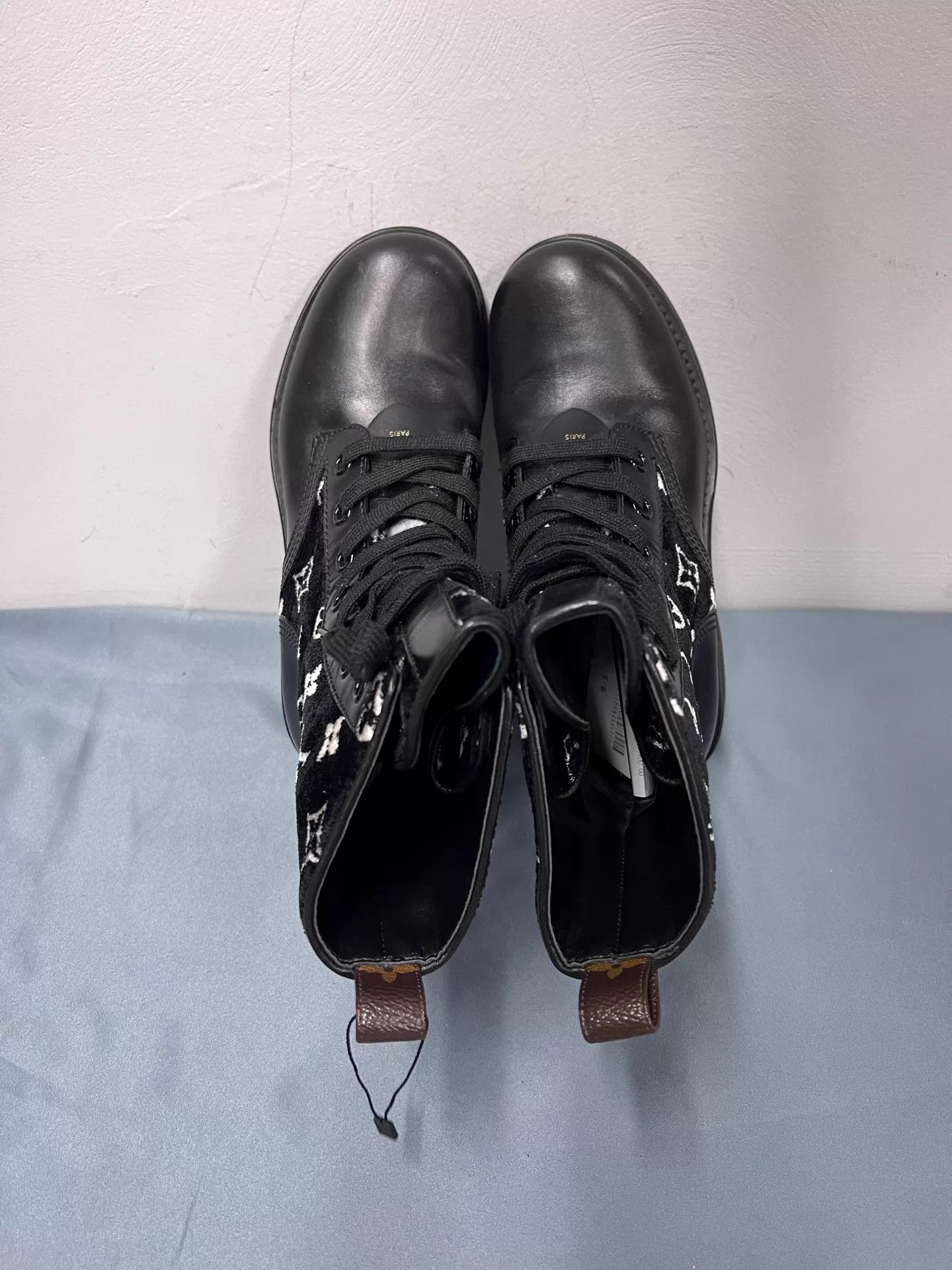 Louis Vuitton LV Metropolis Print Short Martin Boots 36 BF4096 Size US 5.5 / IT 35.5 - 4 Thumbnail