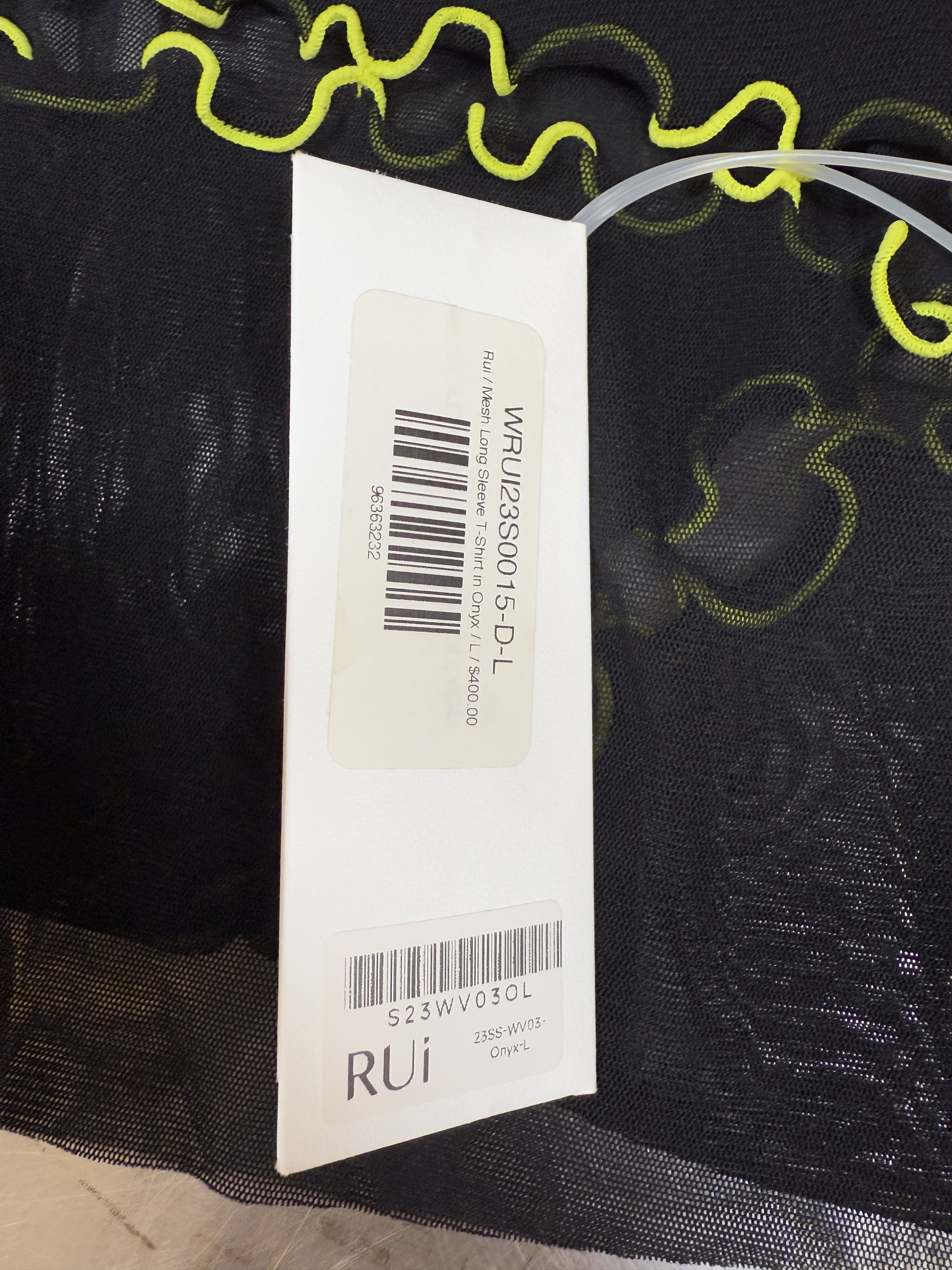 RUIbuilt $400 RUI Mesh Long-Sleeve T-Shirt Size L / US 10 / IT 46 - 8 Thumbnail