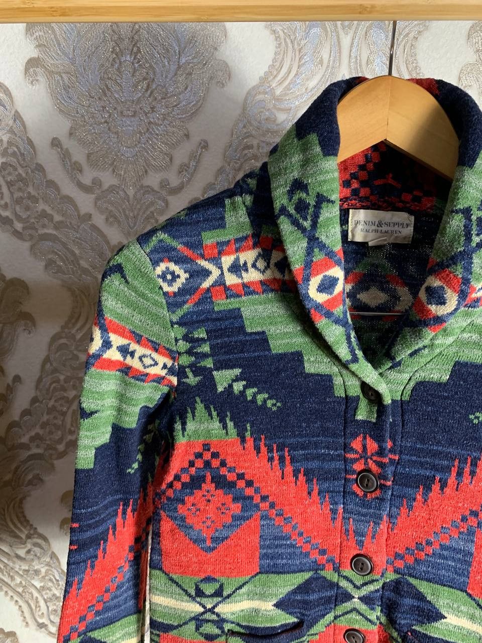 Denim & Supply Ralph Lauren Vintage Polo Ralph Lauren Designer Cardigan Jacket Y2K 90s Size XS / US 0-2 / IT 36-38 - 3 Thumbnail
