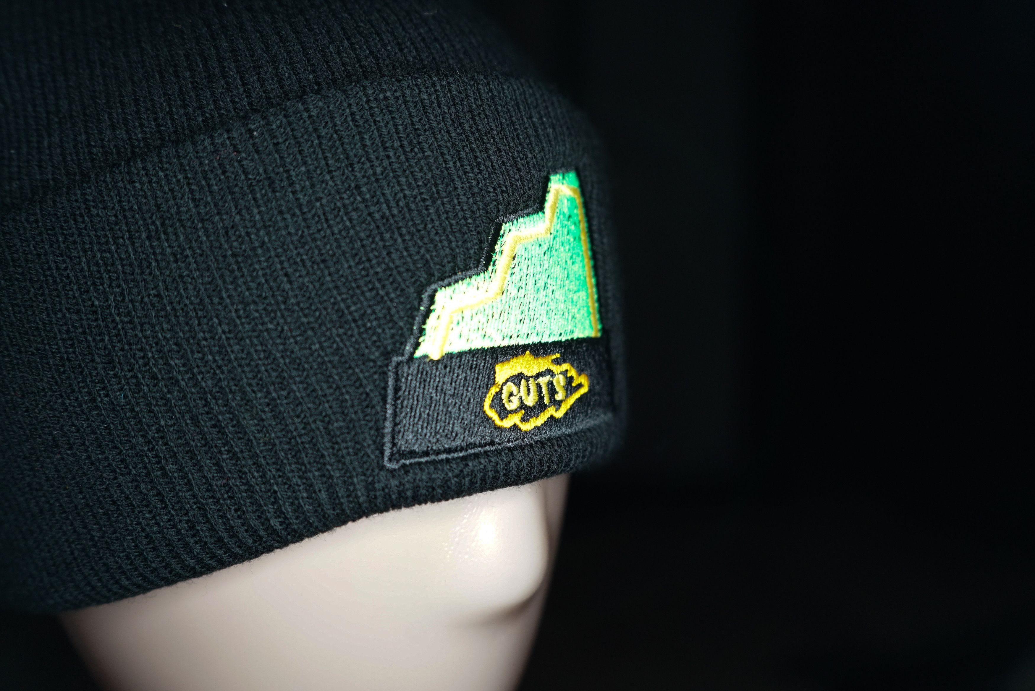 Handmade Nickelodeon Aggro Crag GUTS Trophy Embroidered Beanie Hat Size ONE SIZE - 2 Thumbnail