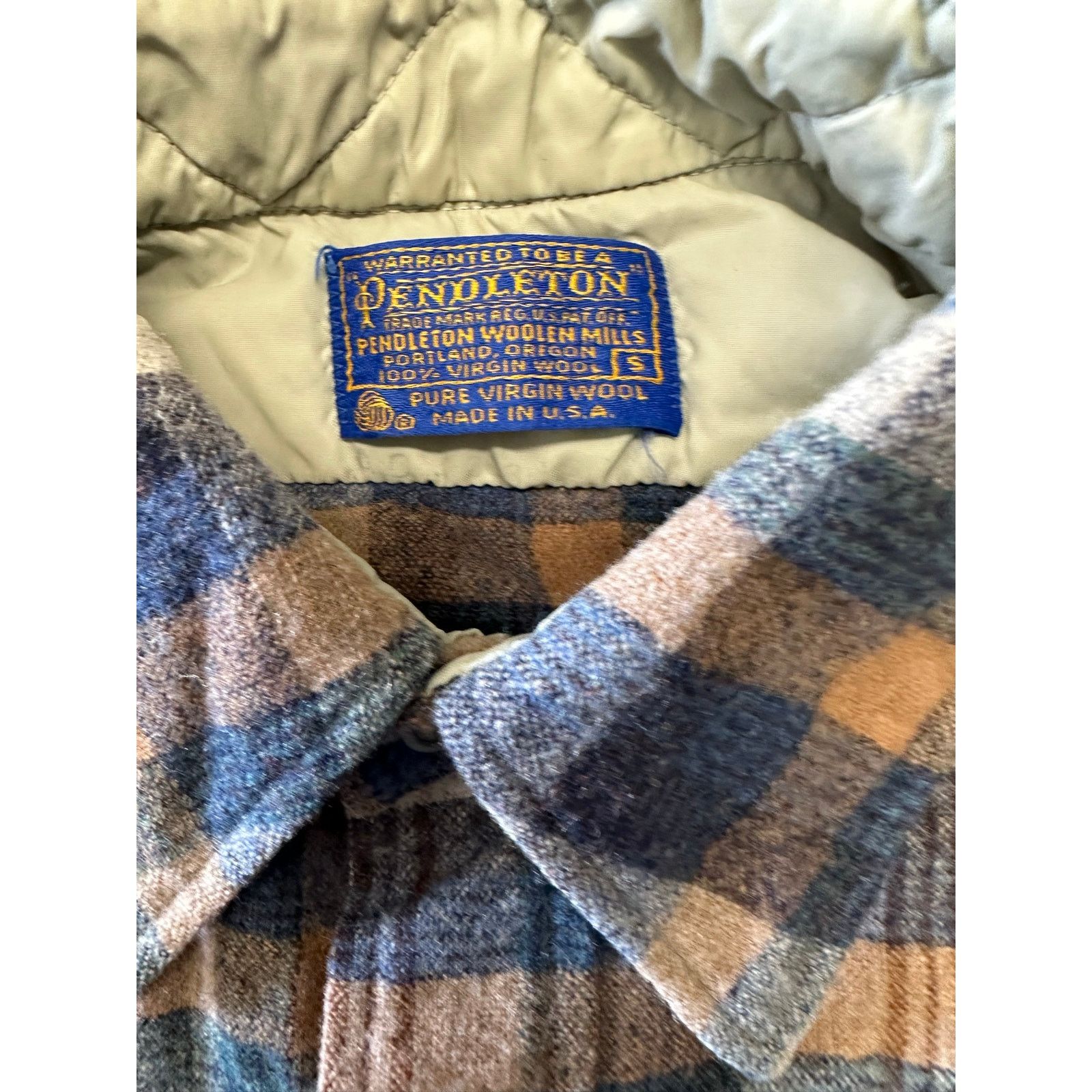 Pendleton Vtg 70s Pendleton Long Sleeve Button Down Wool Shirt Small Size US S / EU 44-46 / 1 - 2 Thumbnail