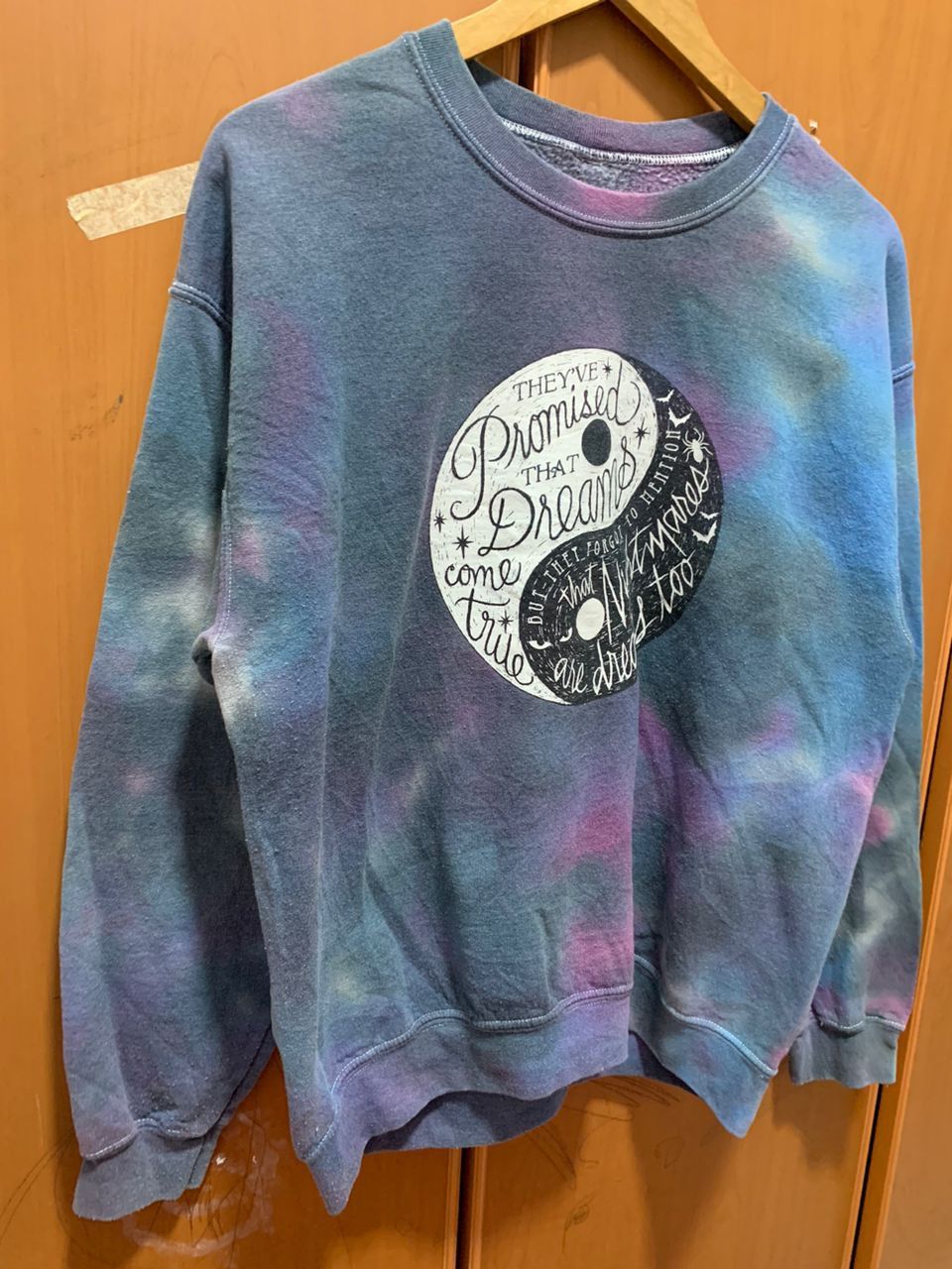 Other Y2K Tie Dye Ying Yang Style Sweatshirt Size US XL / EU 56 / 4 - 3 Thumbnail